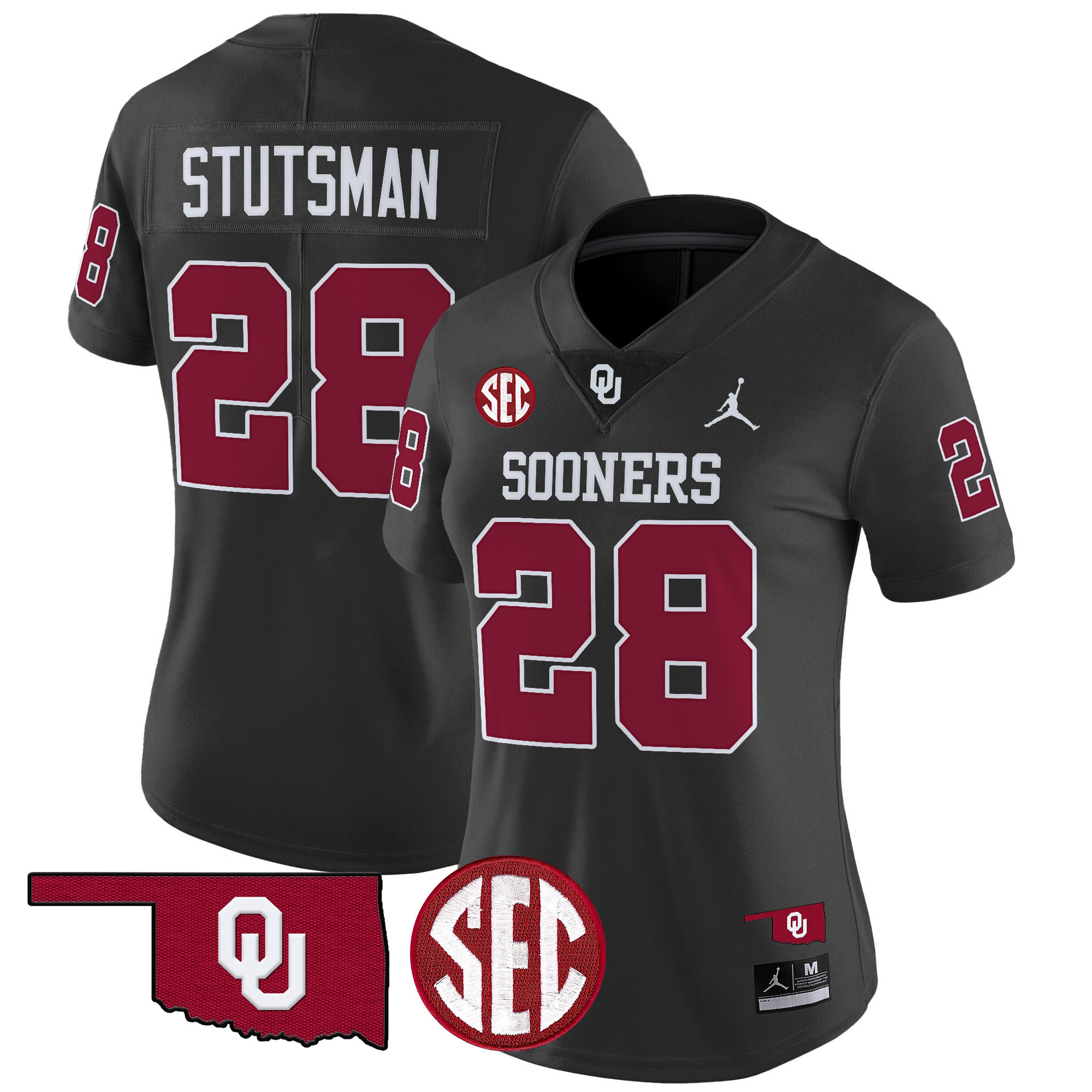 Women's Oklahoma Sooners 2024 Vapor Limited Jersey - SEC Patch - All Stitched