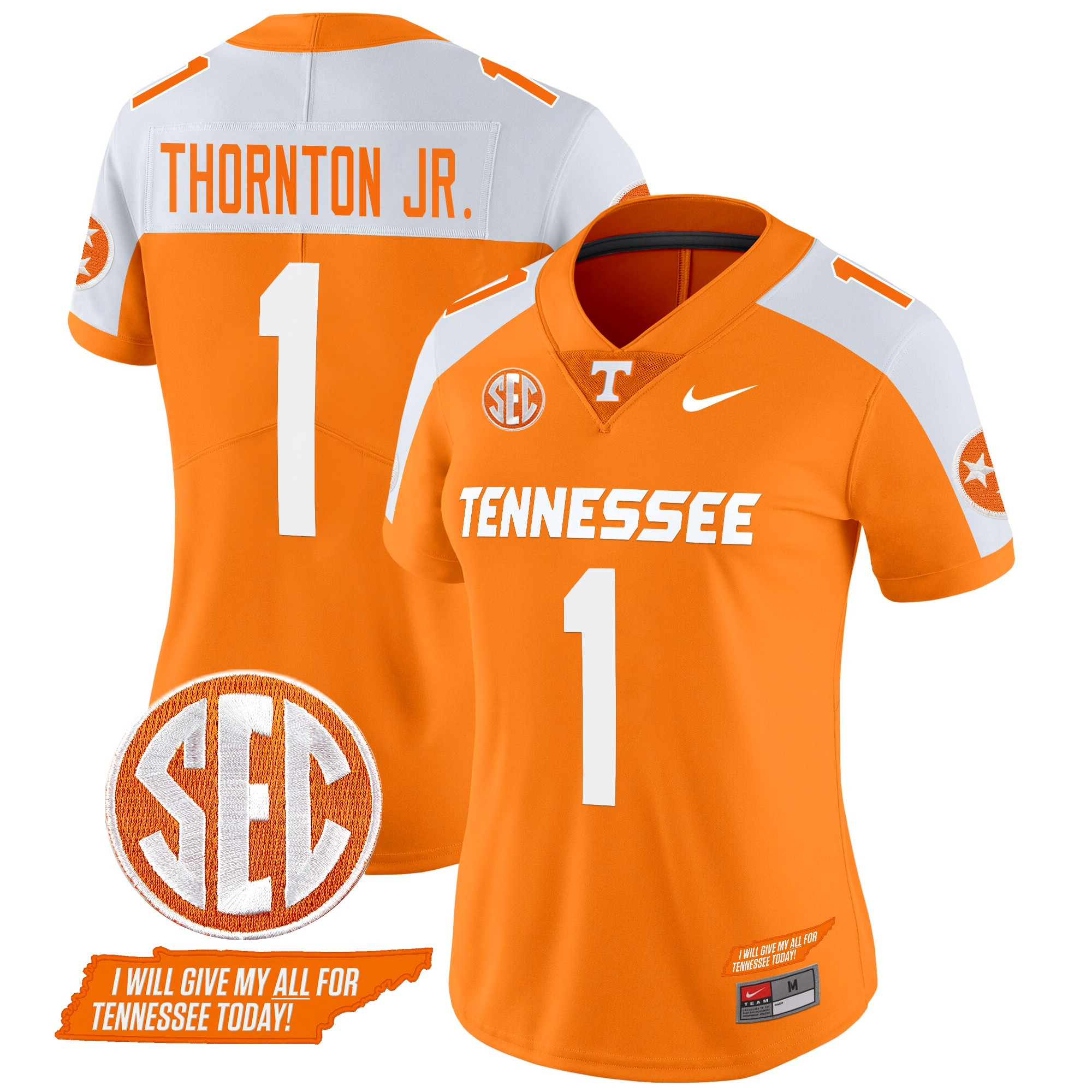 Women's Tennessee Volunteers 2024 Checkerboard Vapor Limited Jersey V2 - All Stitched