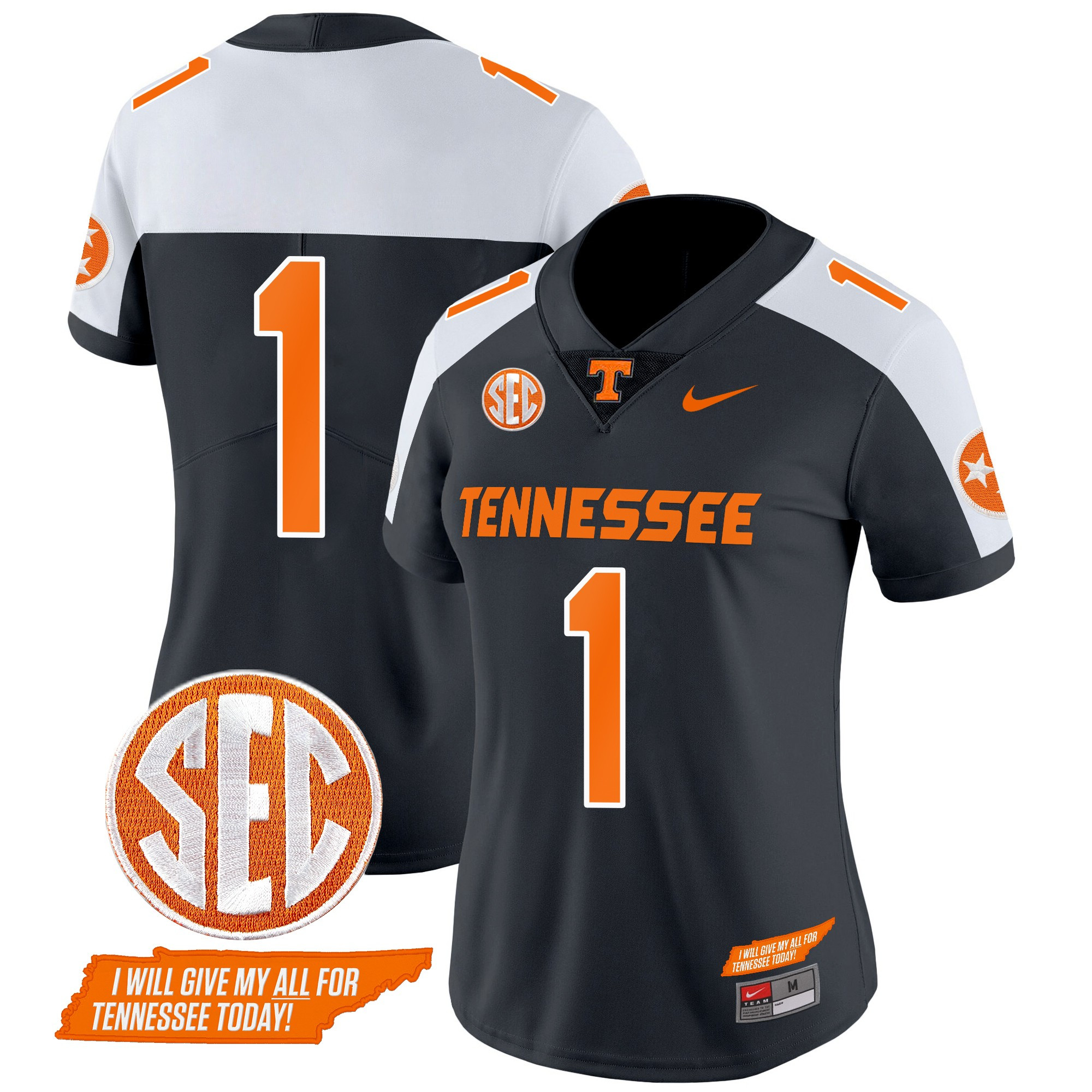 Women's Tennessee Volunteers 2024 Checkerboard Vapor Limited Jersey V2 - All Stitched