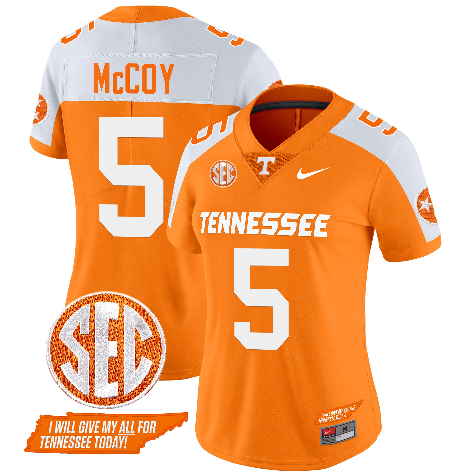 Women's Tennessee Volunteers 2024 Checkerboard Vapor Limited Jersey V2 - All Stitched