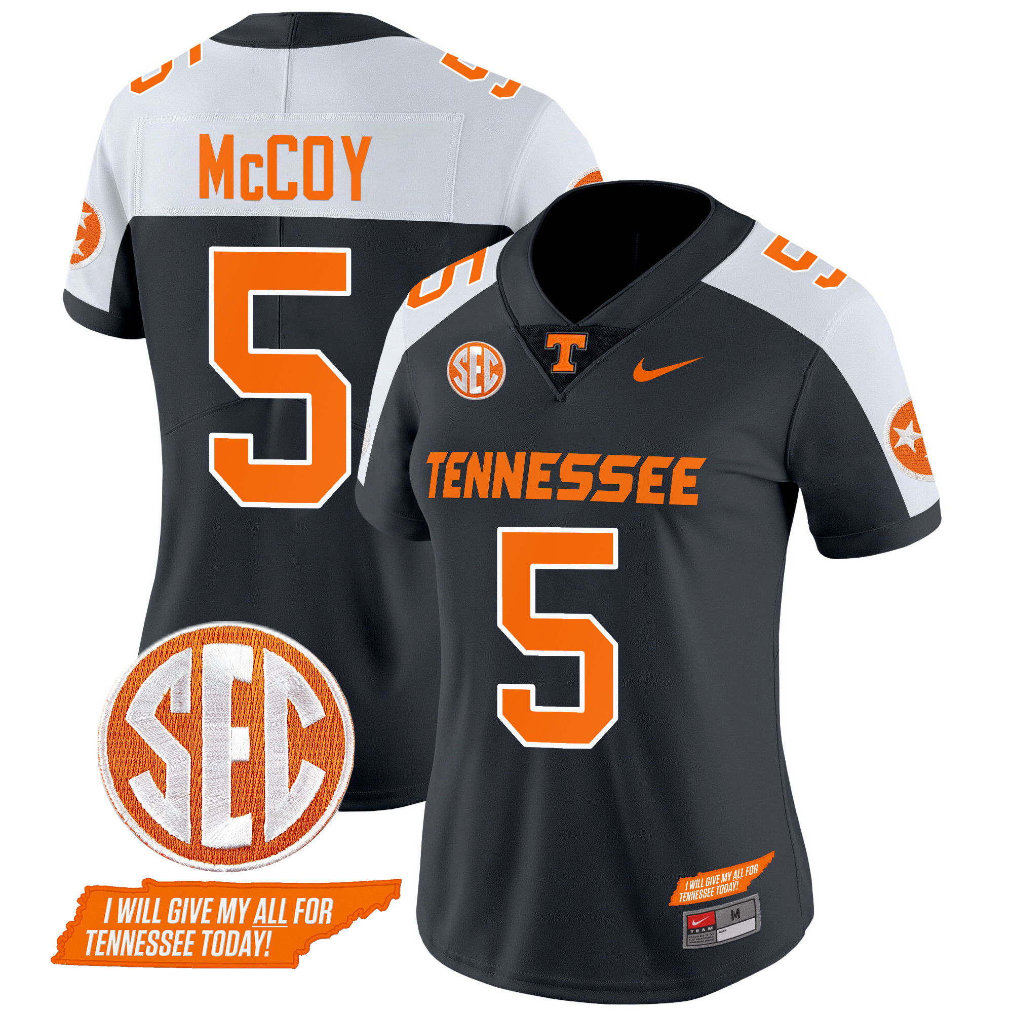 Women's Tennessee Volunteers 2024 Checkerboard Vapor Limited Jersey V2 - All Stitched