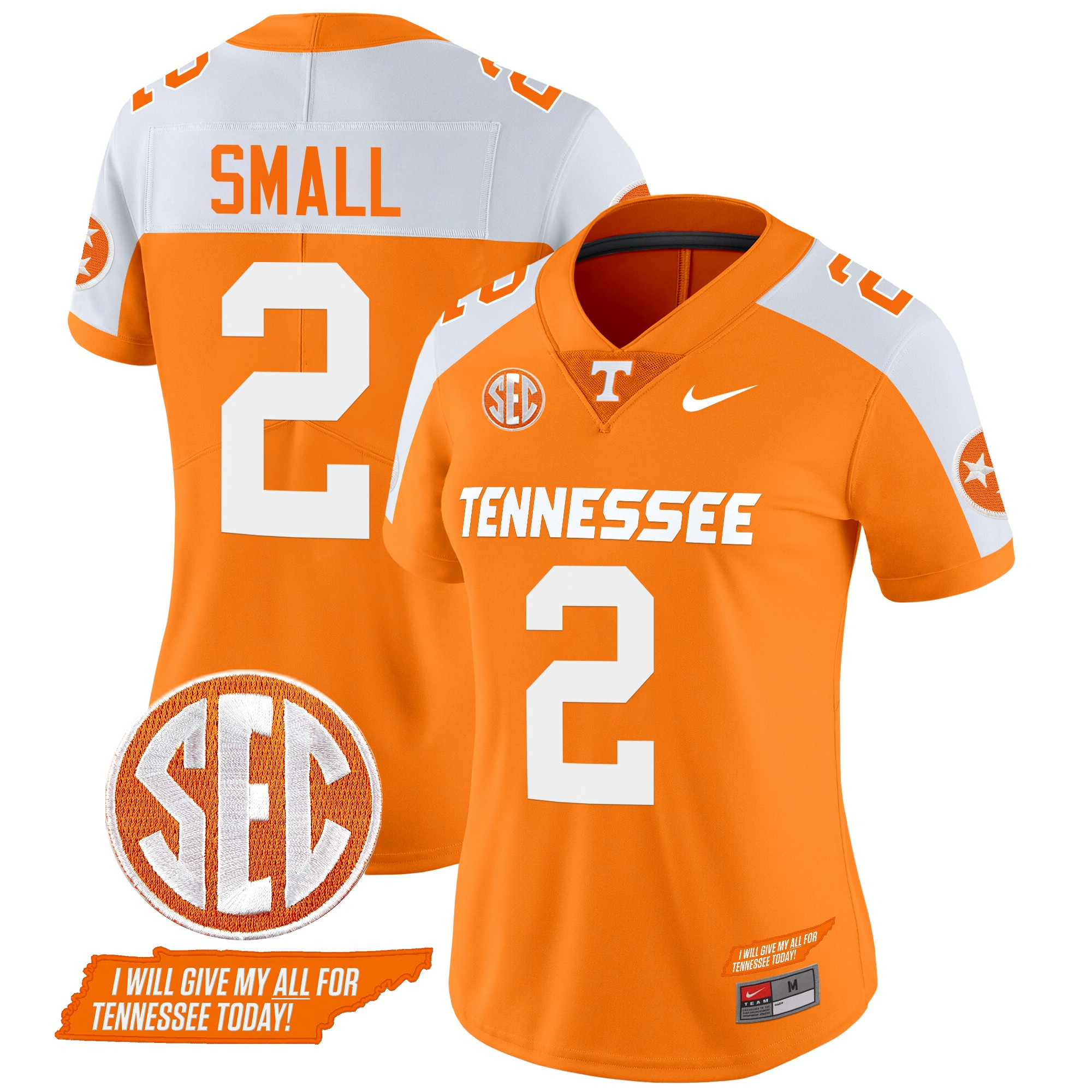 Women's Tennessee Volunteers 2024 Checkerboard Vapor Limited Jersey V2 - All Stitched