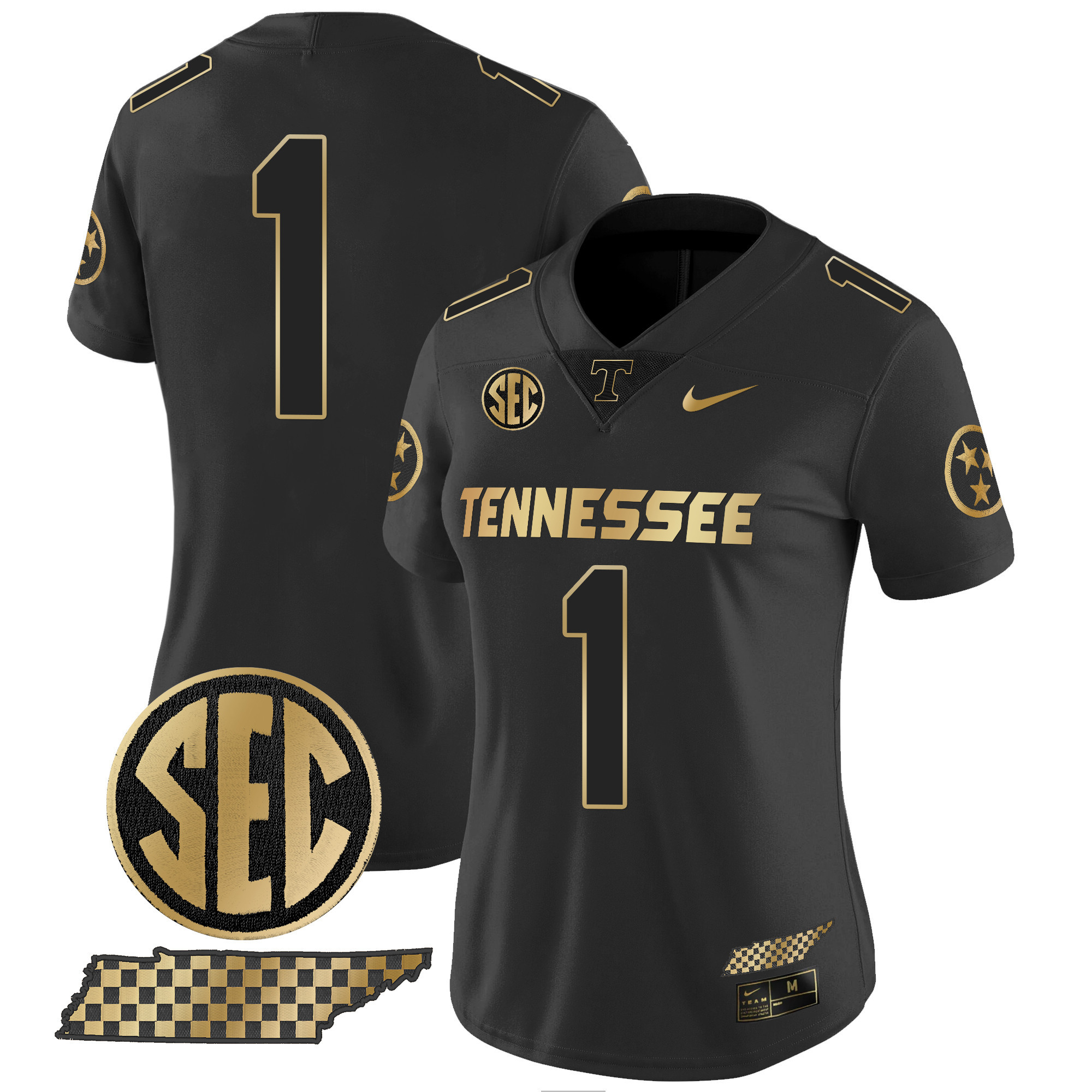 Women's Tennessee Volunteers 2024 Gold Vapor Limited Jersey - All Stitched