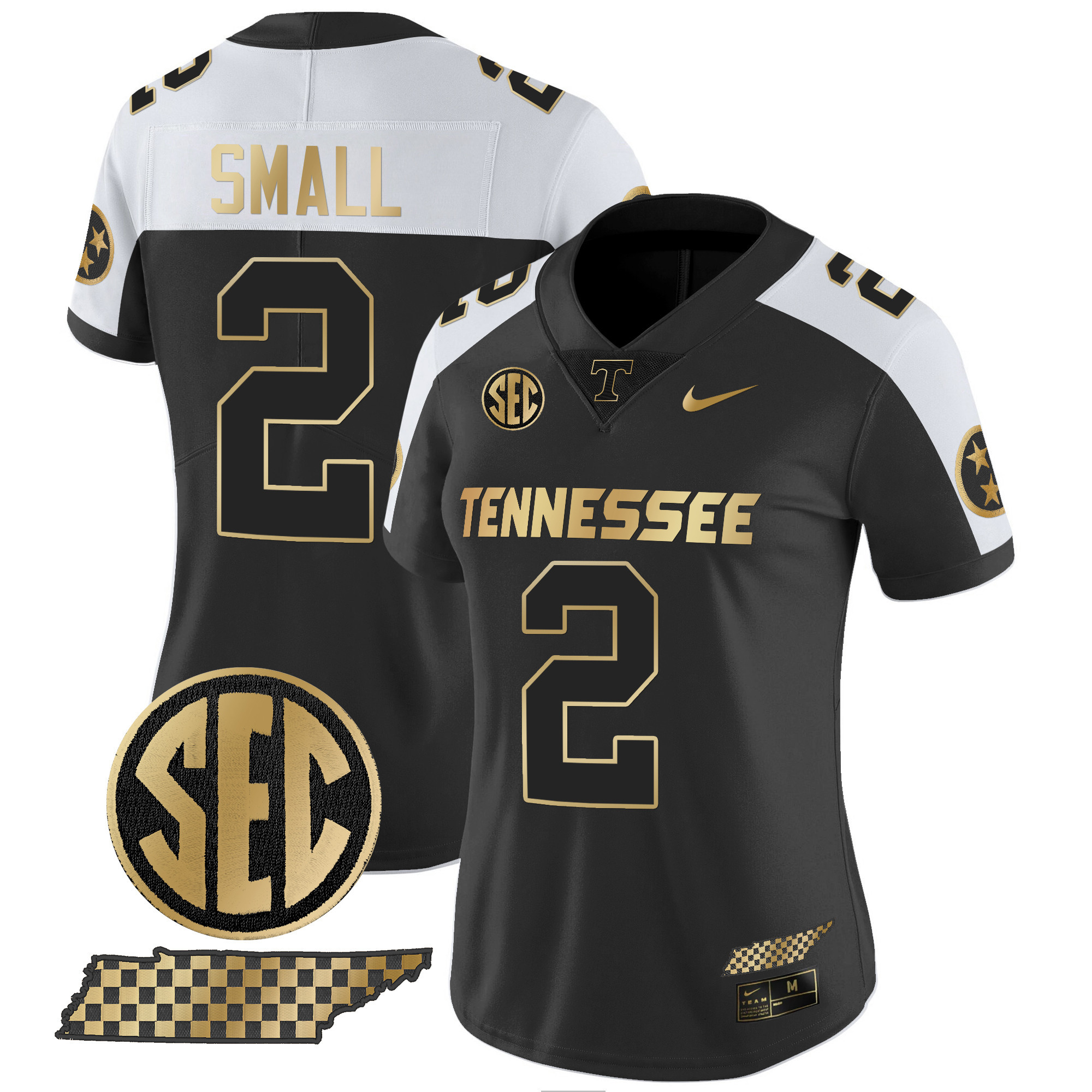 Women's Tennessee Volunteers 2024 Gold Vapor Limited Jersey - All Stitched