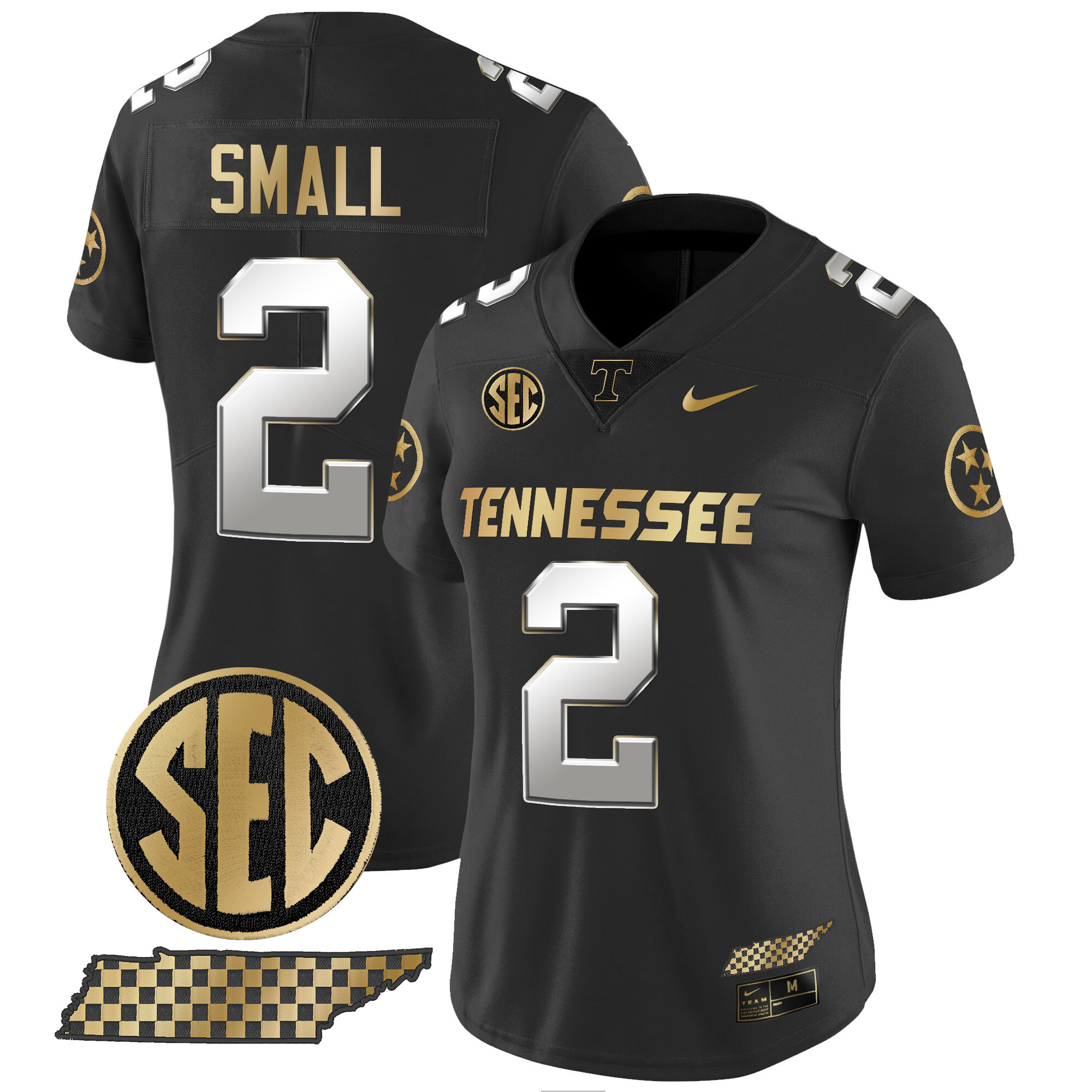 Women's Tennessee Volunteers 2024 Gold Vapor Limited Jersey - All Stitched