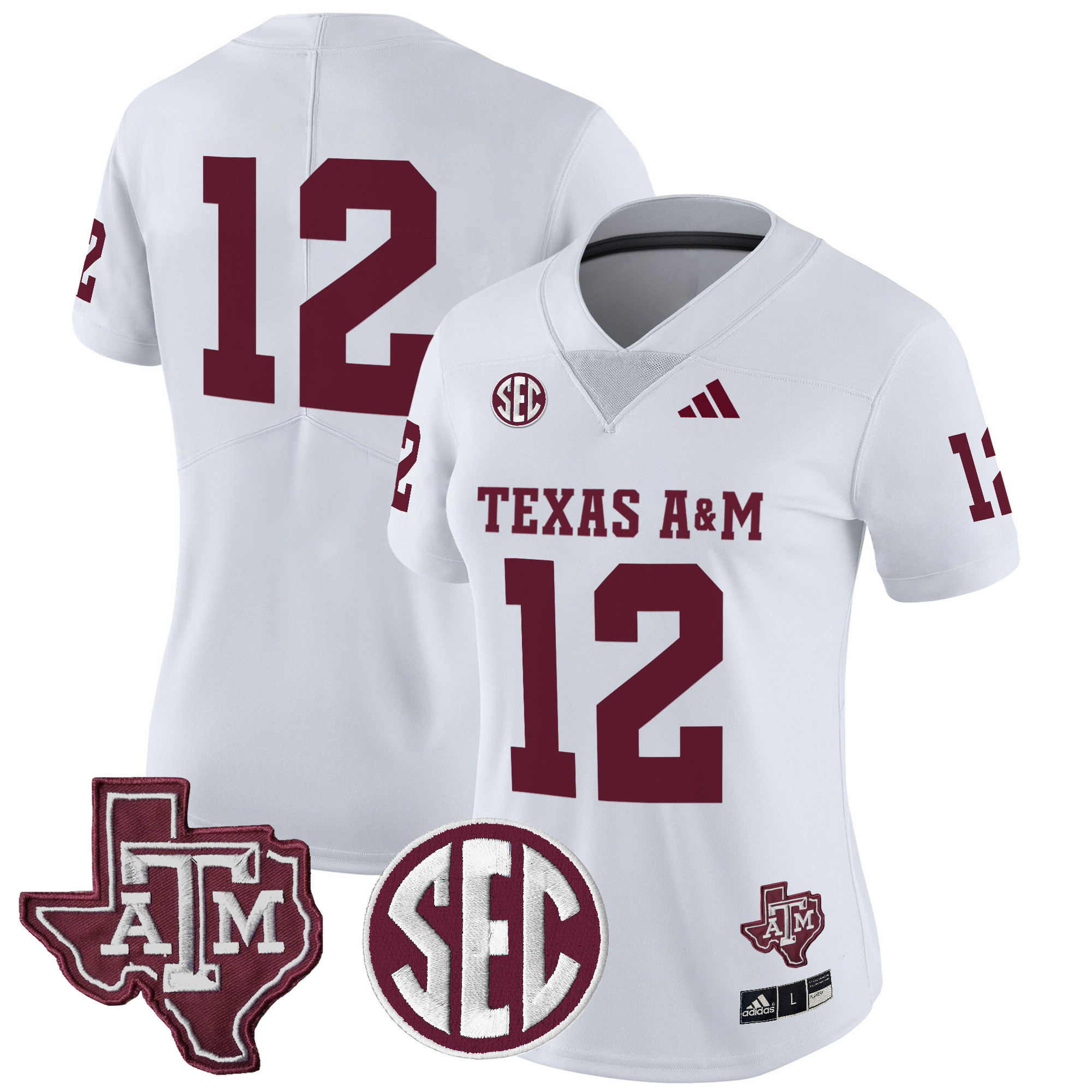 Women's Texas A&M Aggies 2024 Vapor Limited Jersey - All Stitched