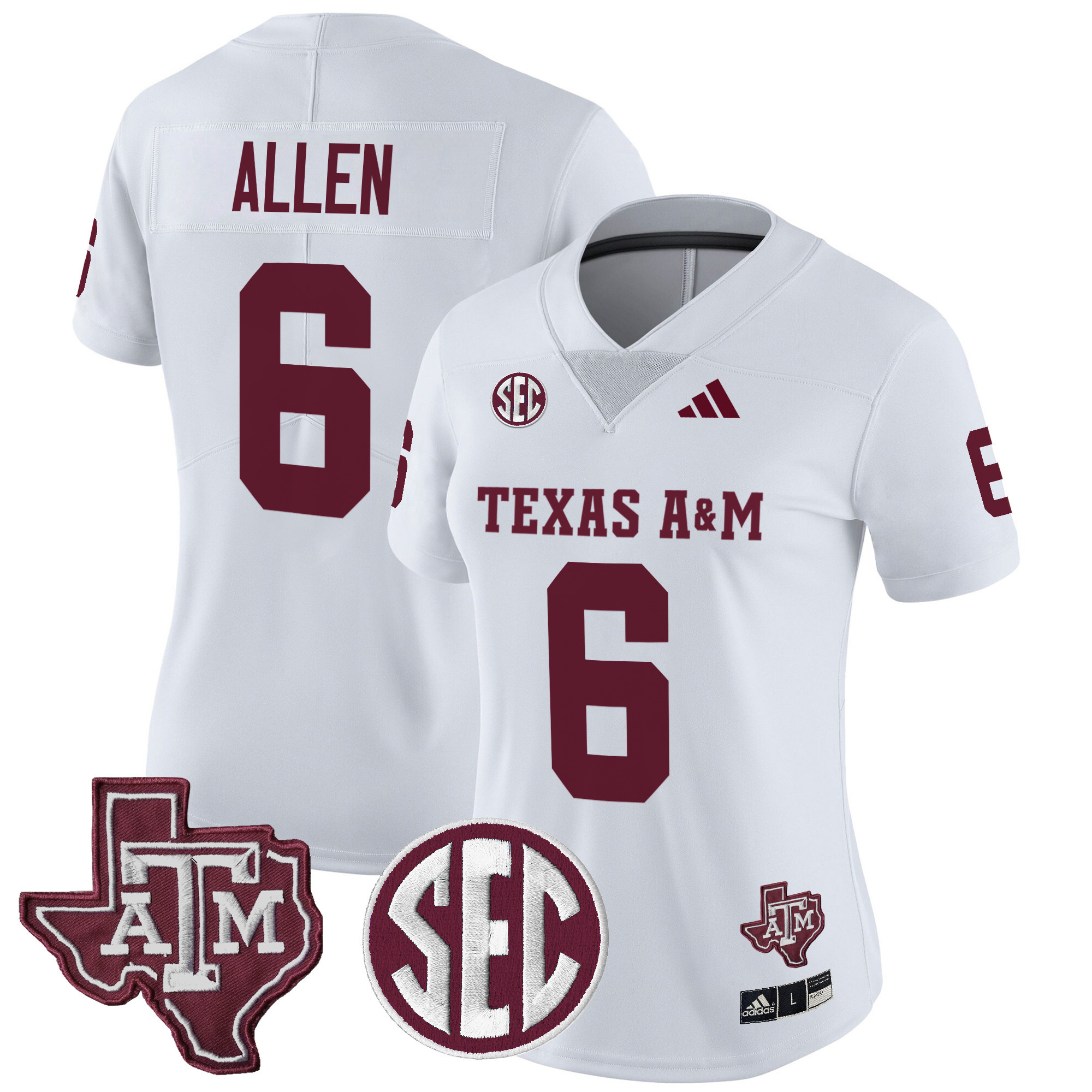 Women's Texas A&M Aggies 2024 Vapor Limited Jersey - All Stitched