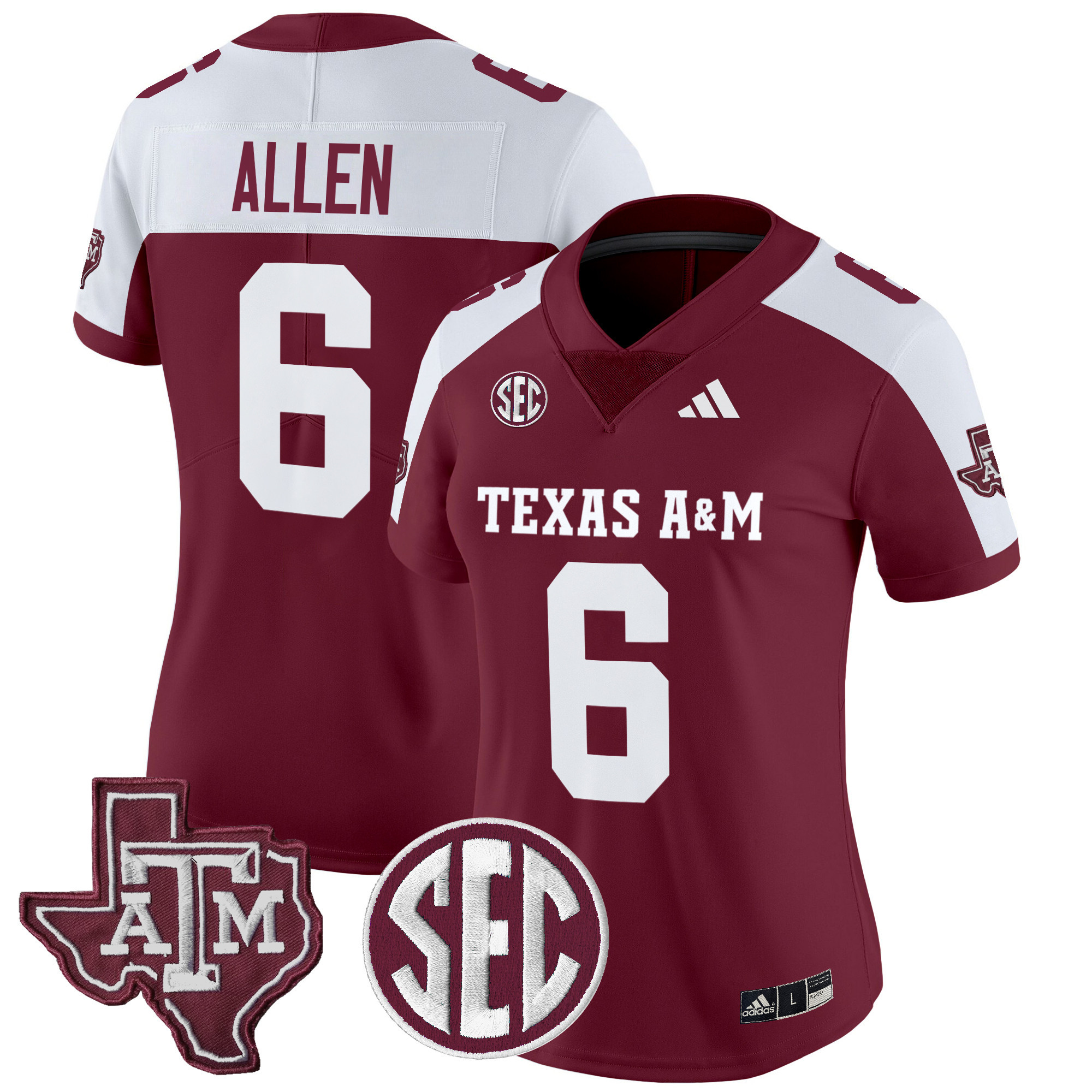 Women's Texas A&M Aggies 2024 Vapor Limited Jersey - All Stitched