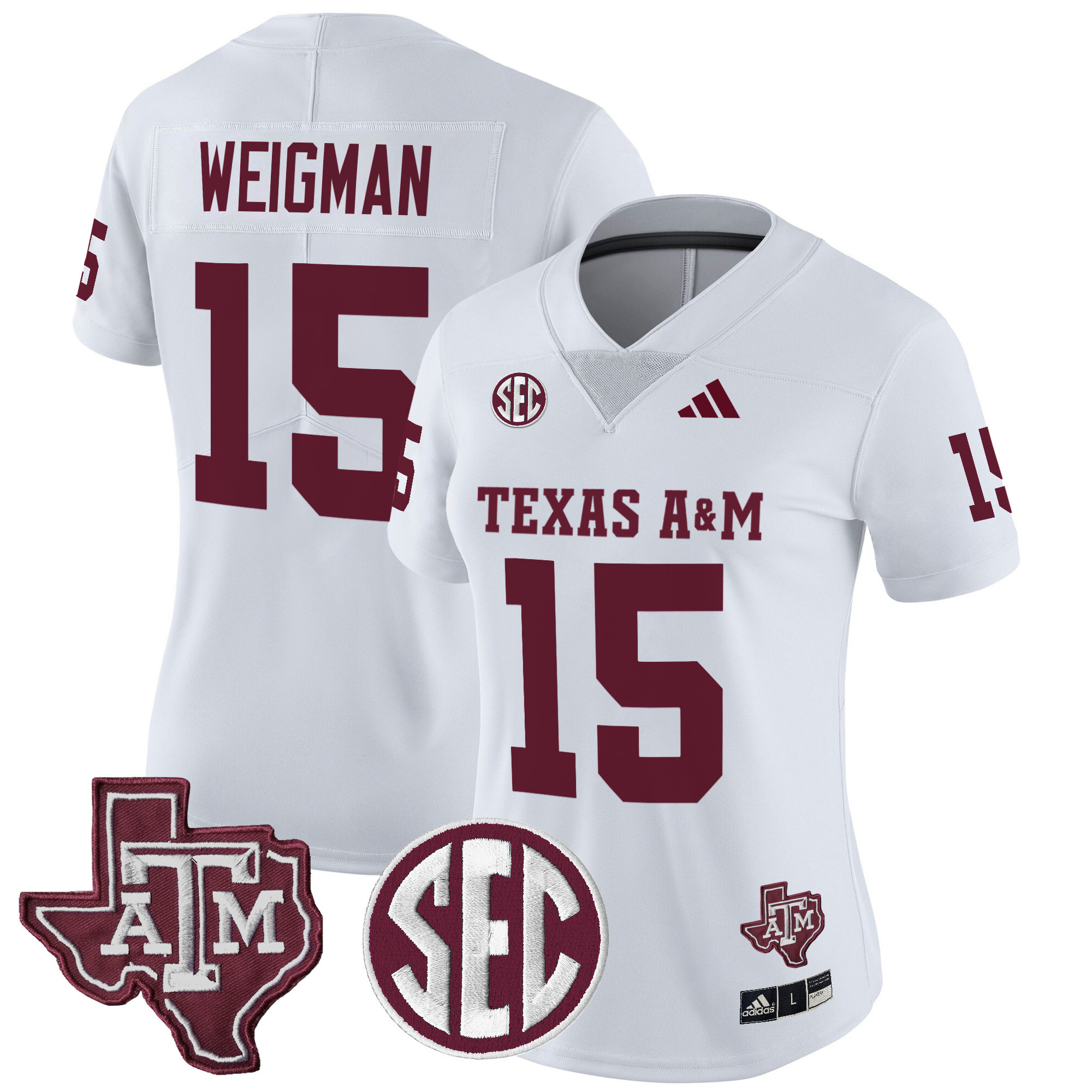 Women's Texas A&M Aggies 2024 Vapor Limited Jersey - All Stitched