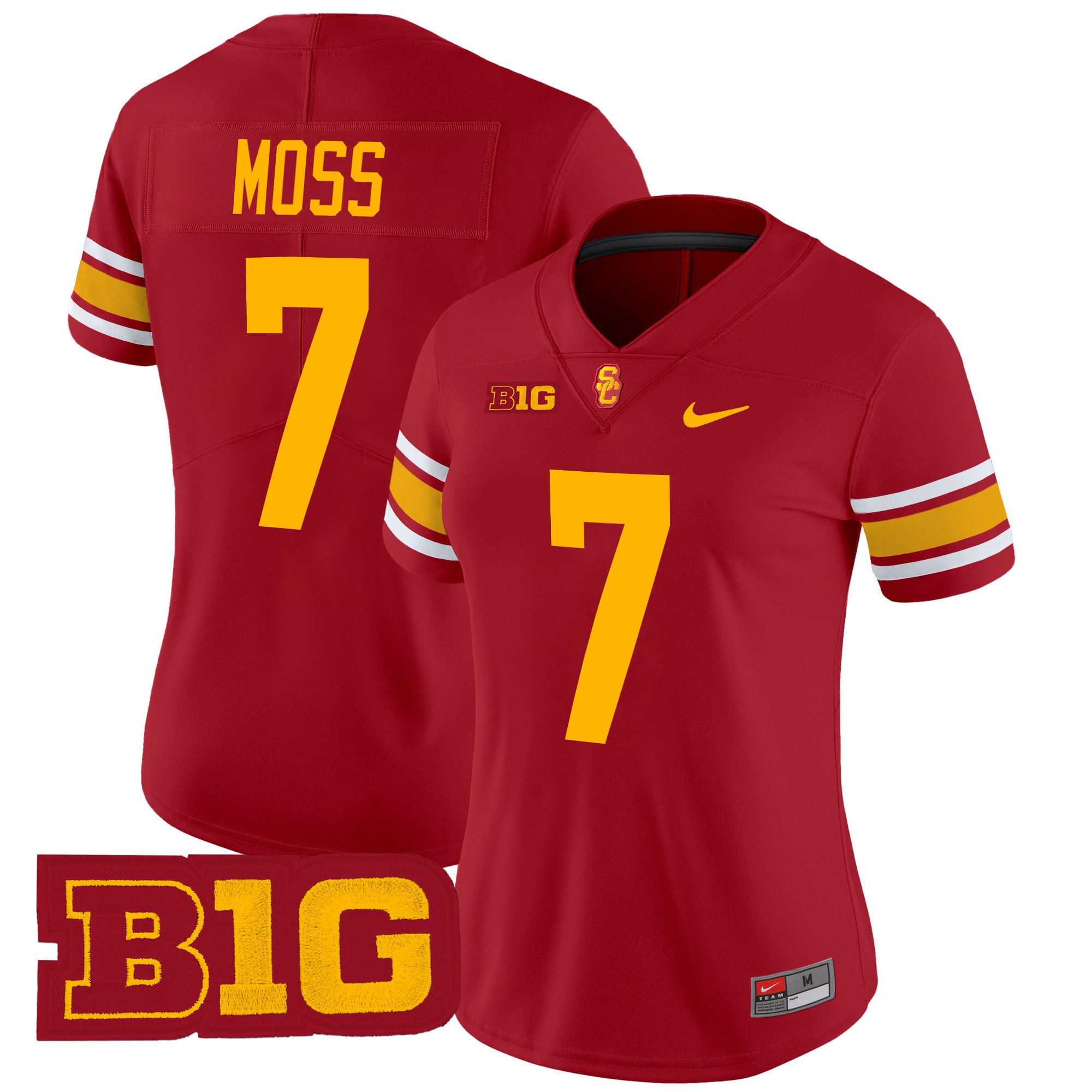 Women's USC Trojans Throwback 2024 Vapor Limited Jersey - All Stitched