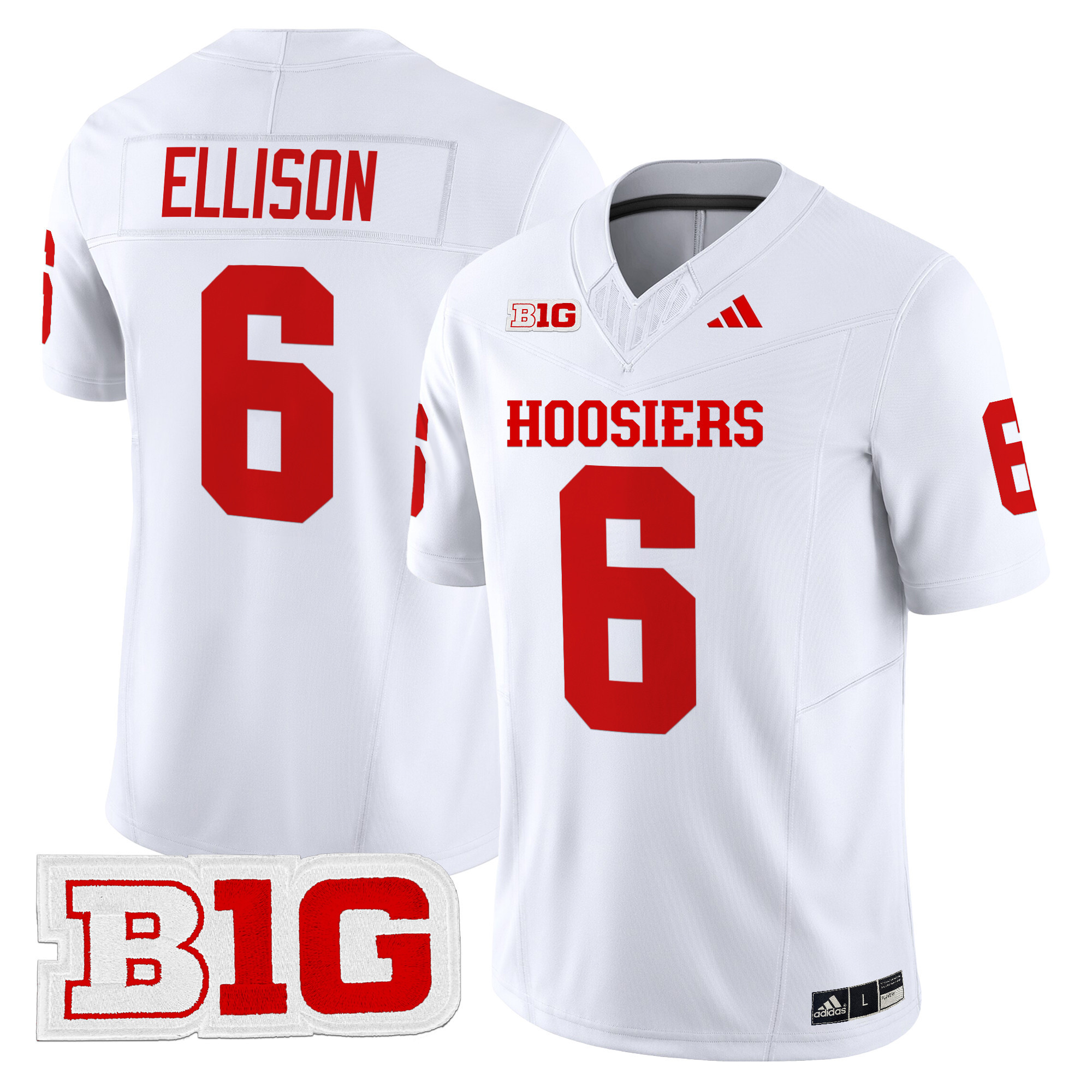 Youth's Indiana Hoosiers 2024 Vapor Limited Jersey - All Stitched