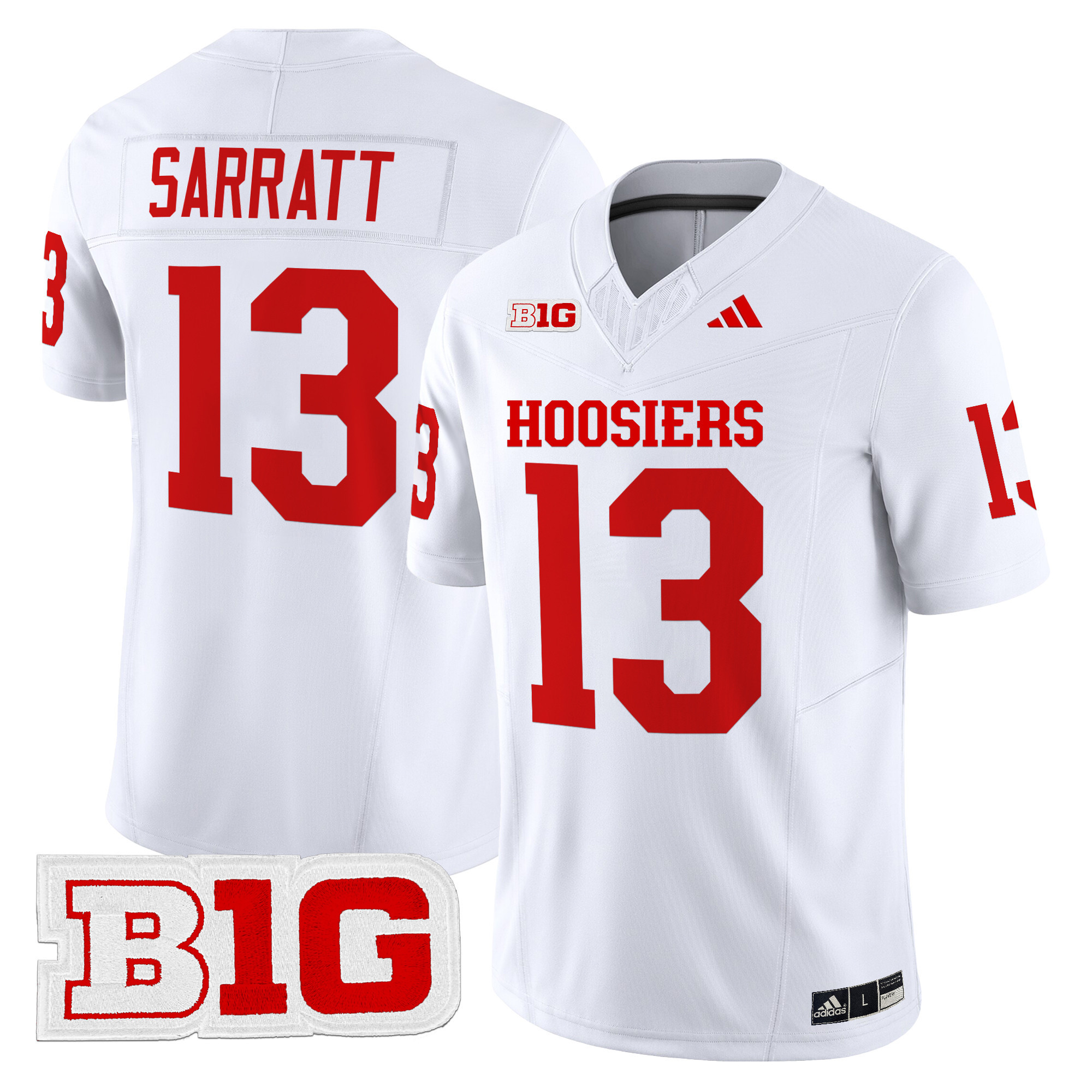 Youth's Indiana Hoosiers 2024 Vapor Limited Jersey - All Stitched