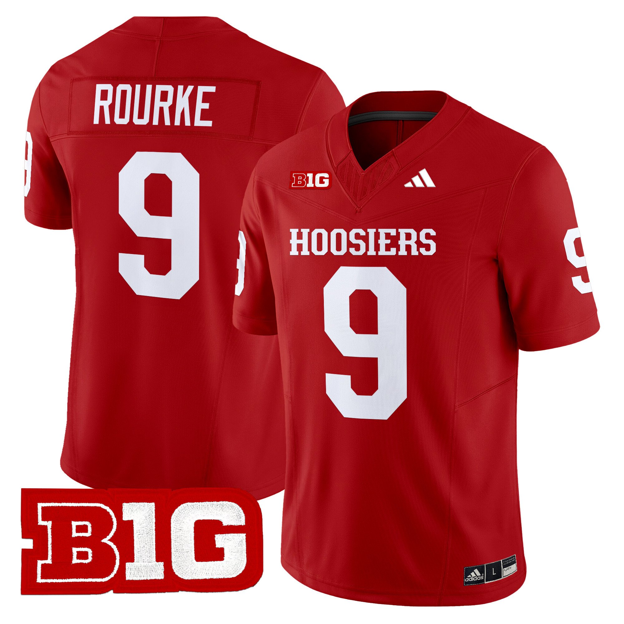 Youth's Indiana Hoosiers 2024 Vapor Limited Jersey - All Stitched