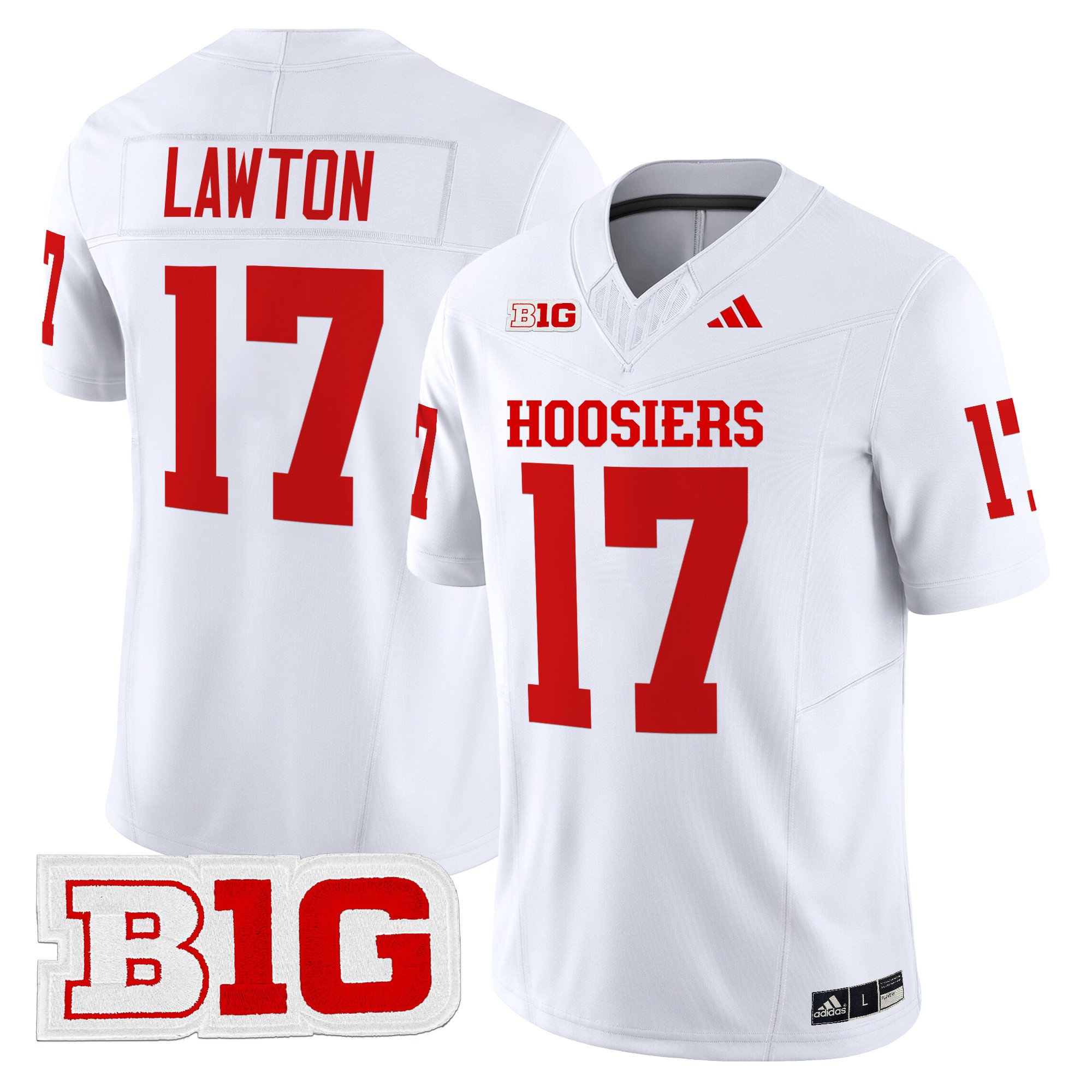 Youth's Indiana Hoosiers 2024 Vapor Limited Jersey - All Stitched