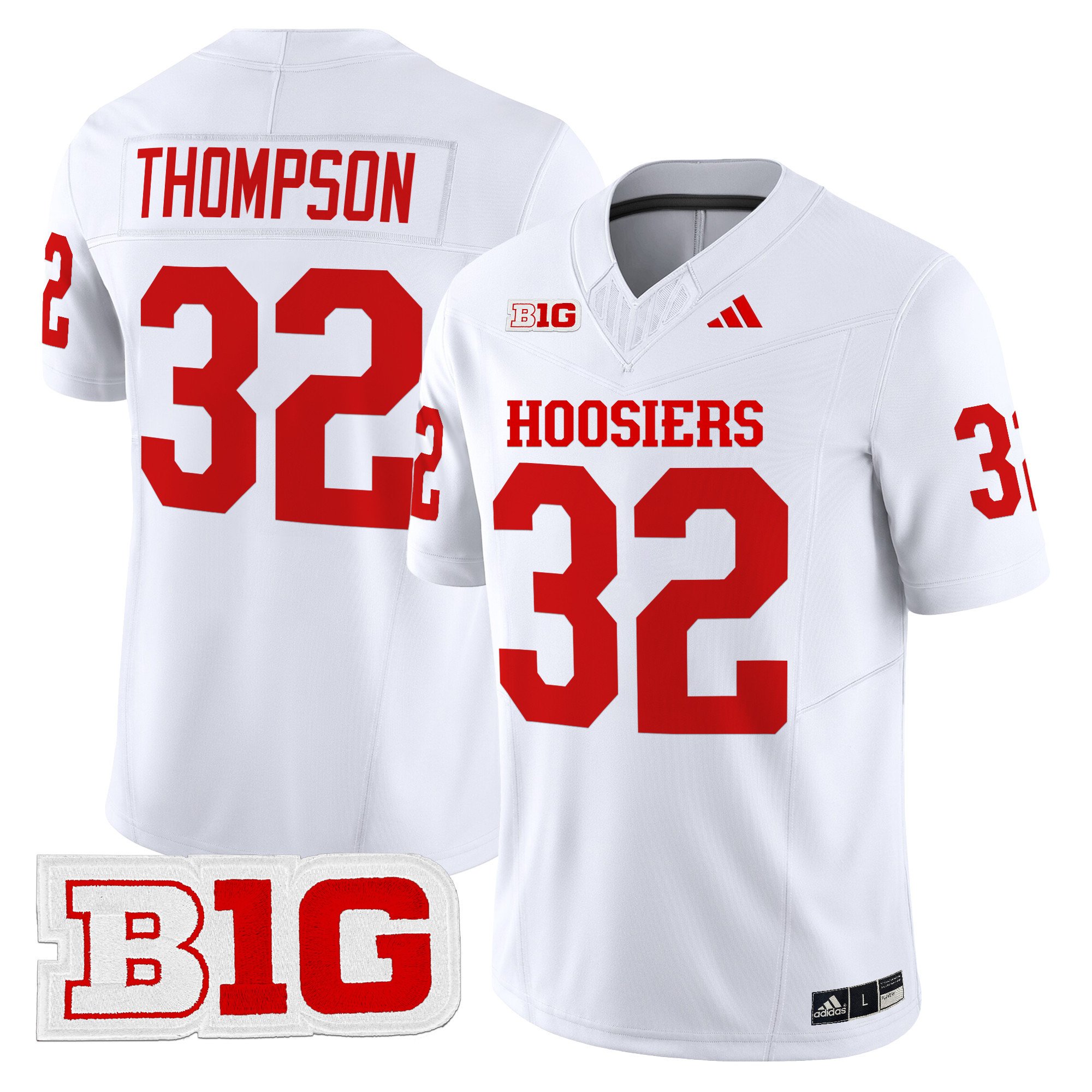 Youth's Indiana Hoosiers 2024 Vapor Limited Jersey - All Stitched