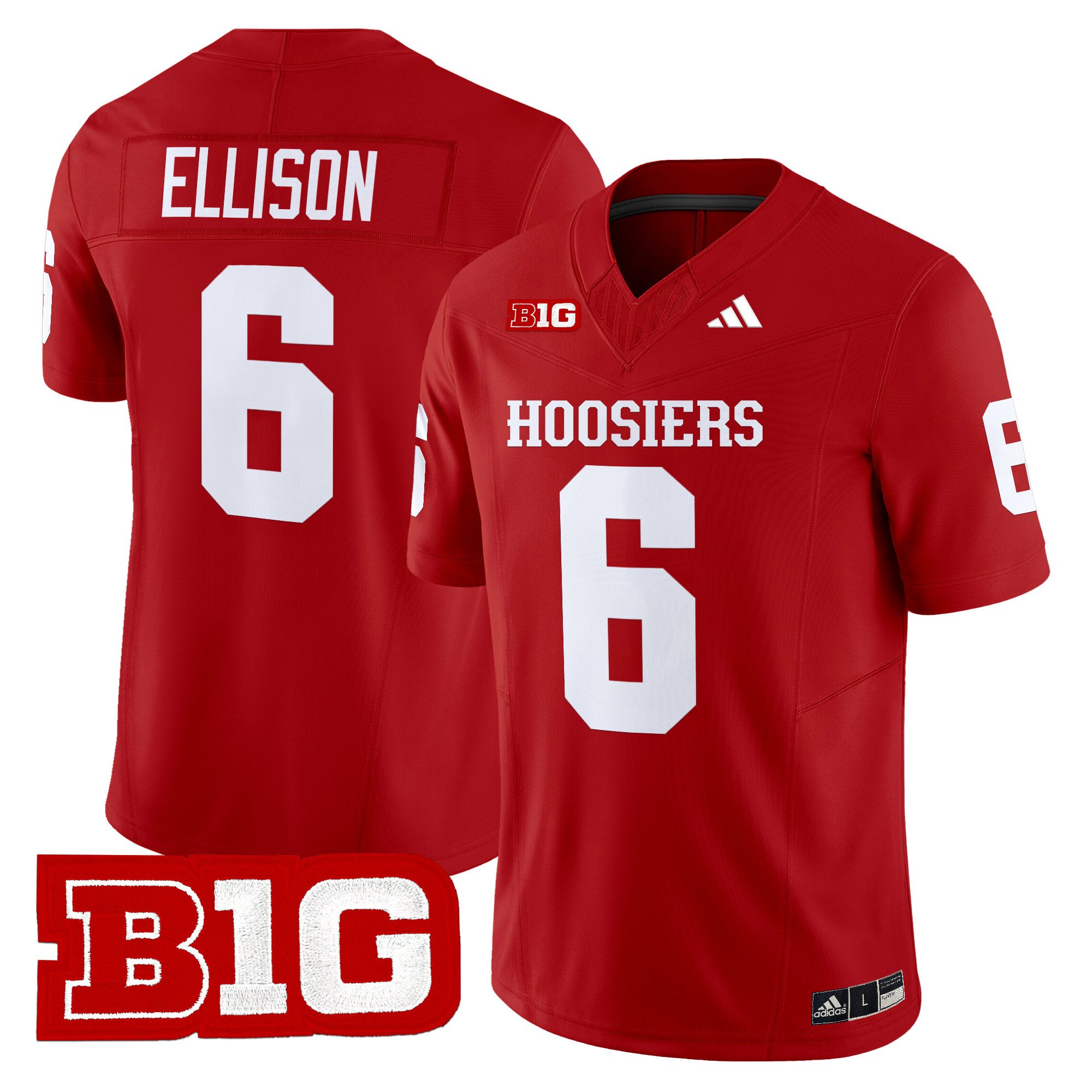 Youth's Indiana Hoosiers 2024 Vapor Limited Jersey - All Stitched