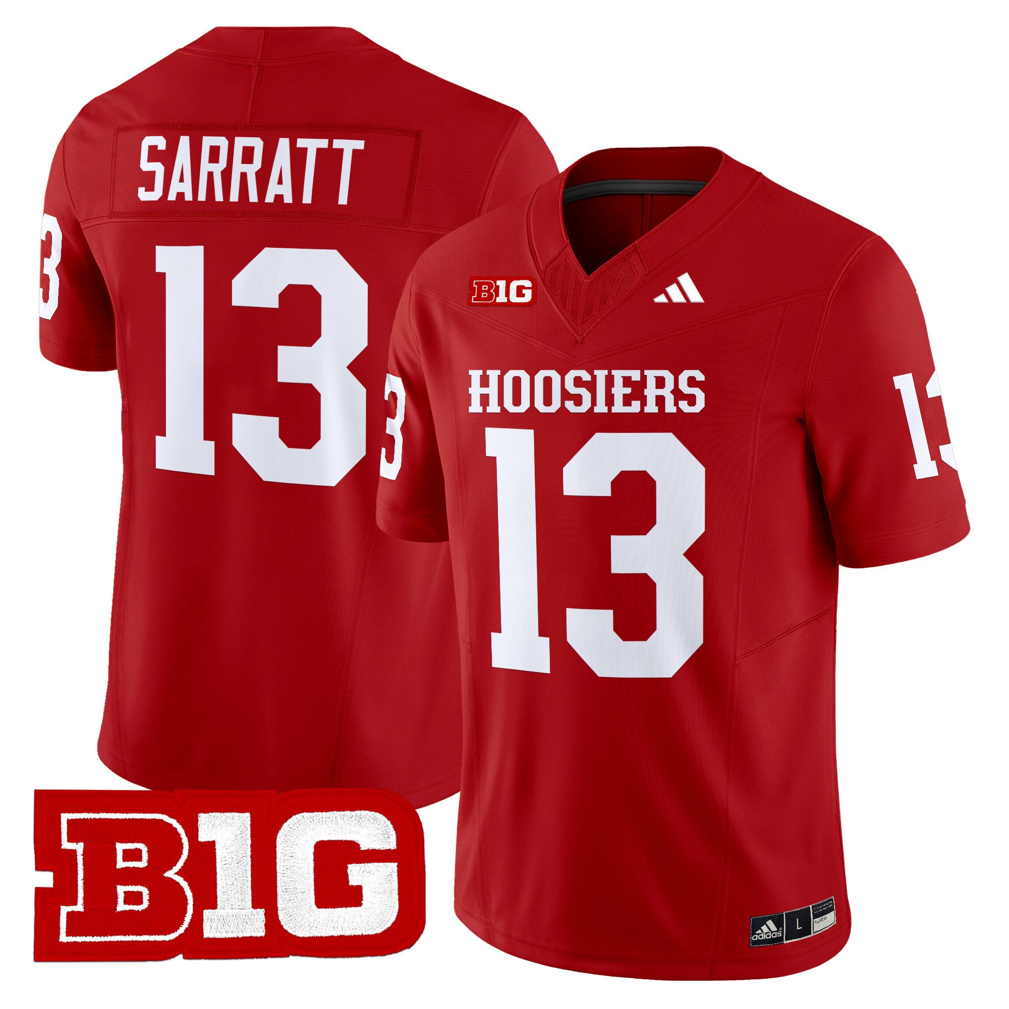 Youth's Indiana Hoosiers 2024 Vapor Limited Jersey - All Stitched