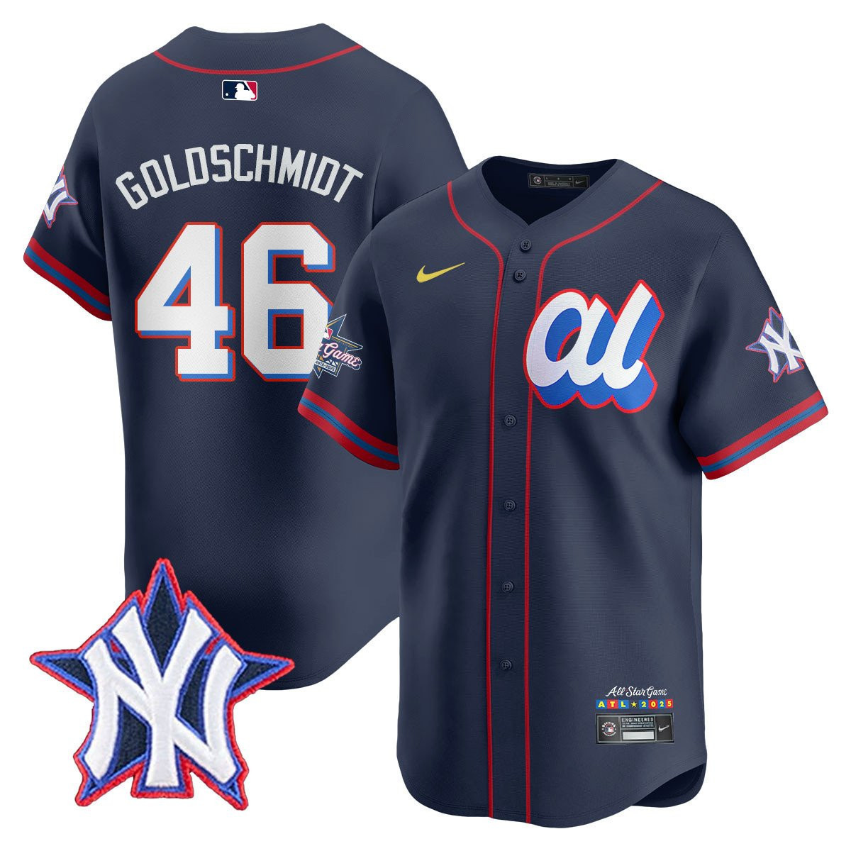 American League 2025 MLB All-Star Vapor Premier Limited Jersey - All Stitched