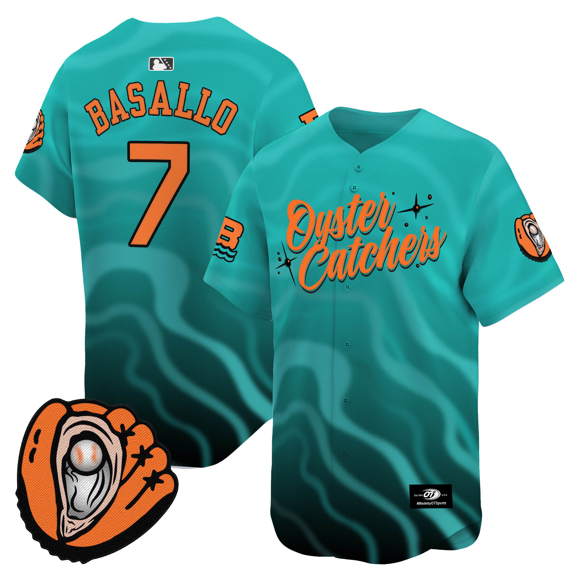 Chesapeake Baysox Oyster Catchers Vapor Premier Limited Jersey - Stitched