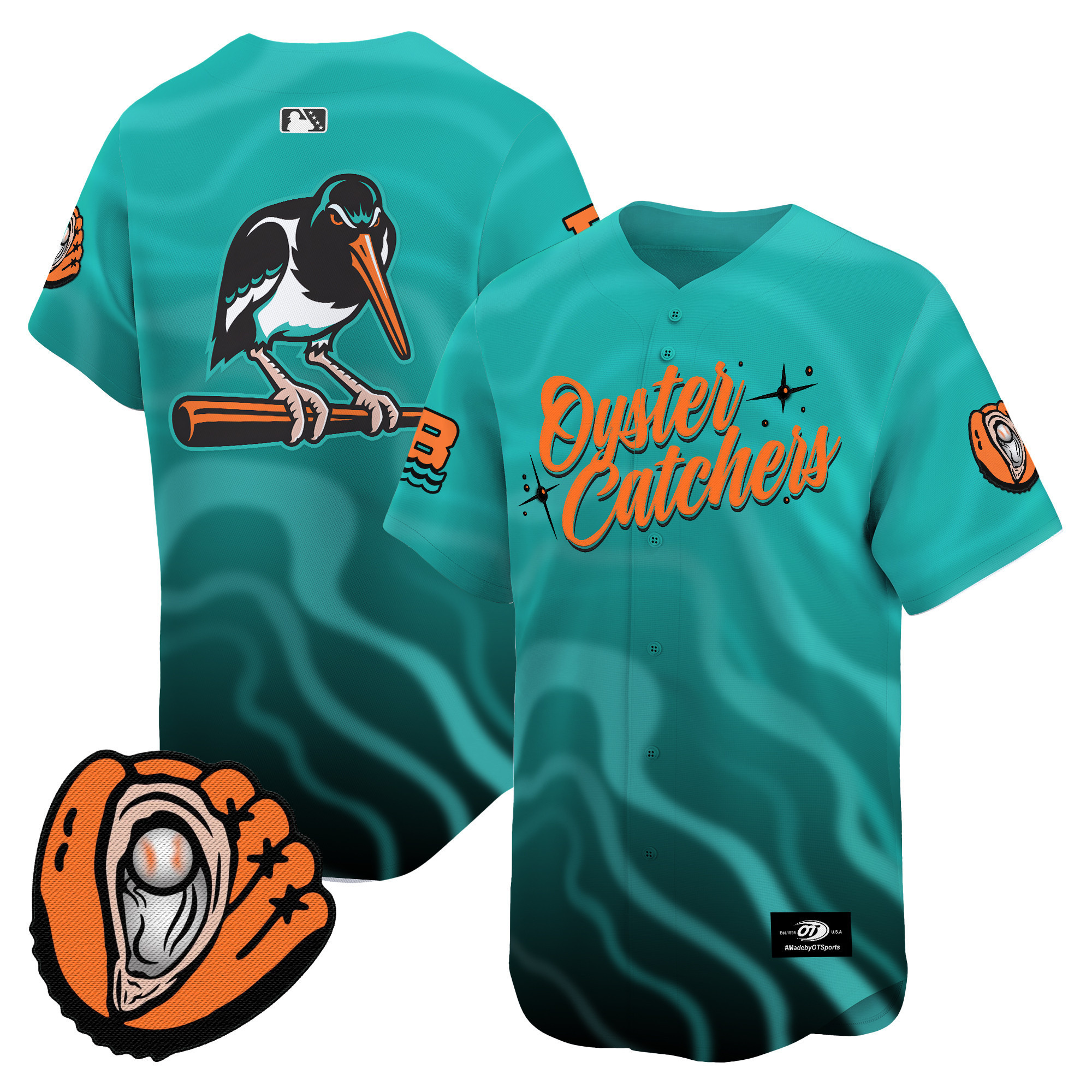 Chesapeake Baysox Oyster Catchers Vapor Premier Limited Jersey - Stitched
