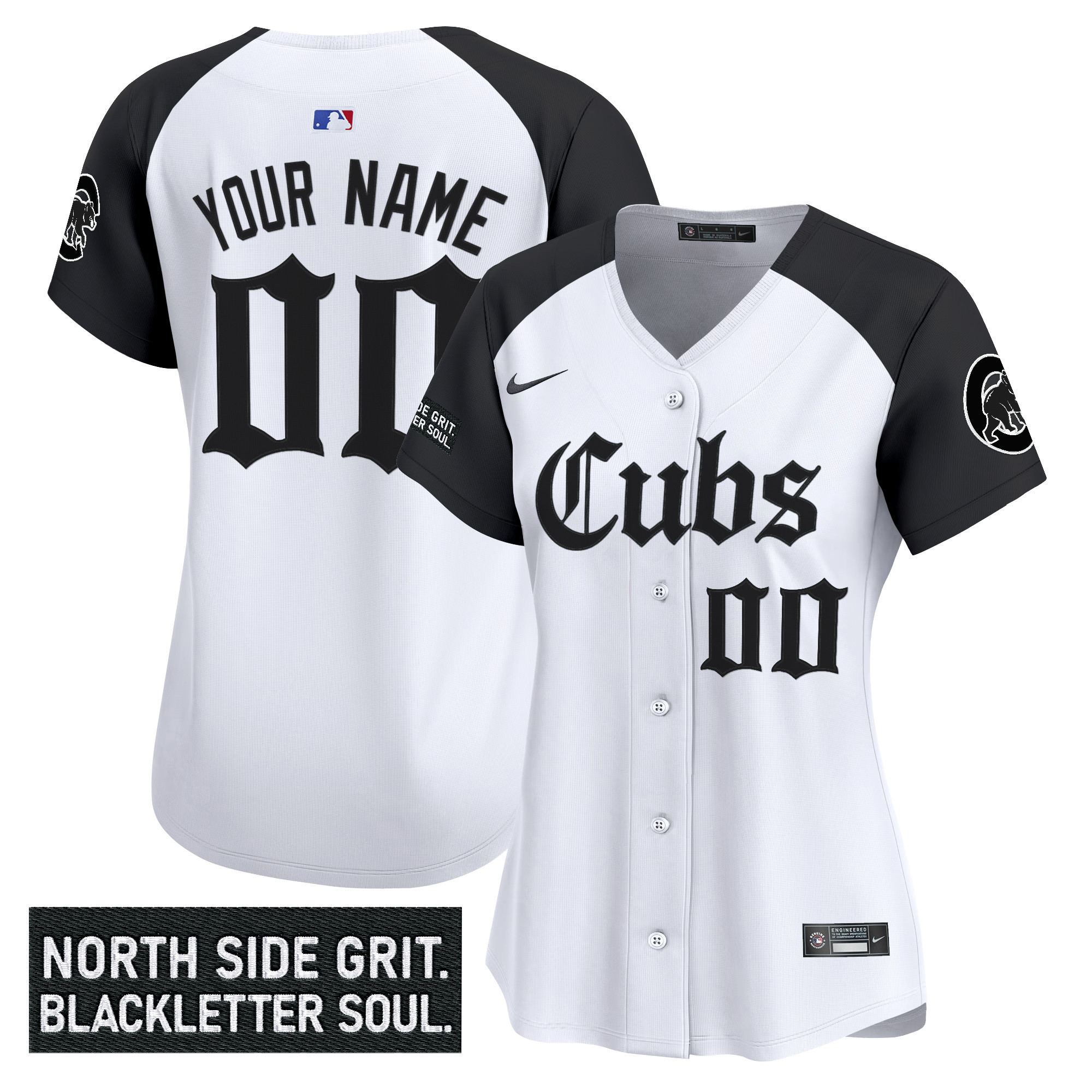 Chicago Cubs 'Gothic North Side Edition' Vapor Premier Limited Custom Jersey - All Stitched