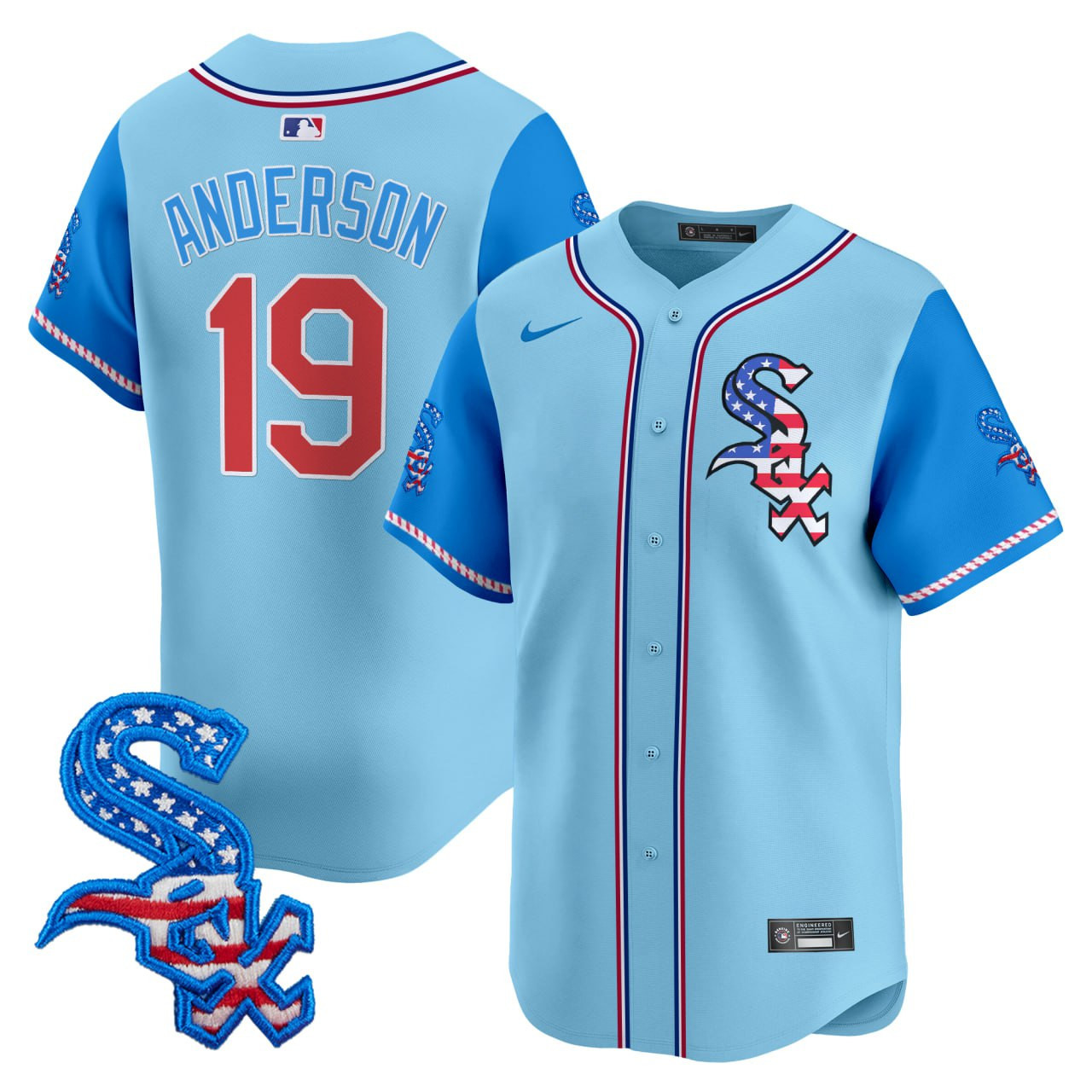 Chicago White Sox Fourth of July Premier Limited Jersey - All Stitched