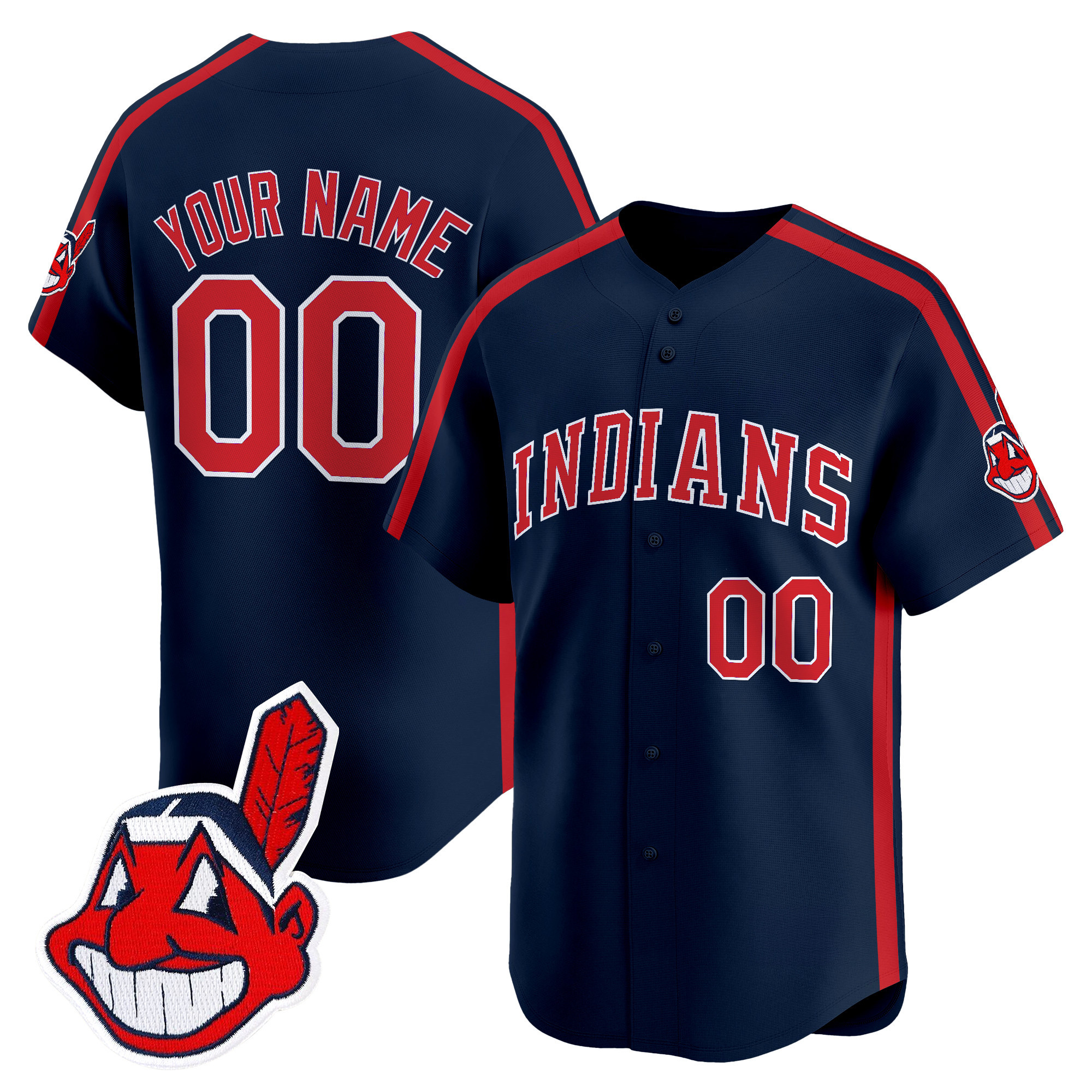 Cleveland Indians Ricky 'Wild Thing' Vaughn Vapor Premier Limited Custom Jersey - All Stitched