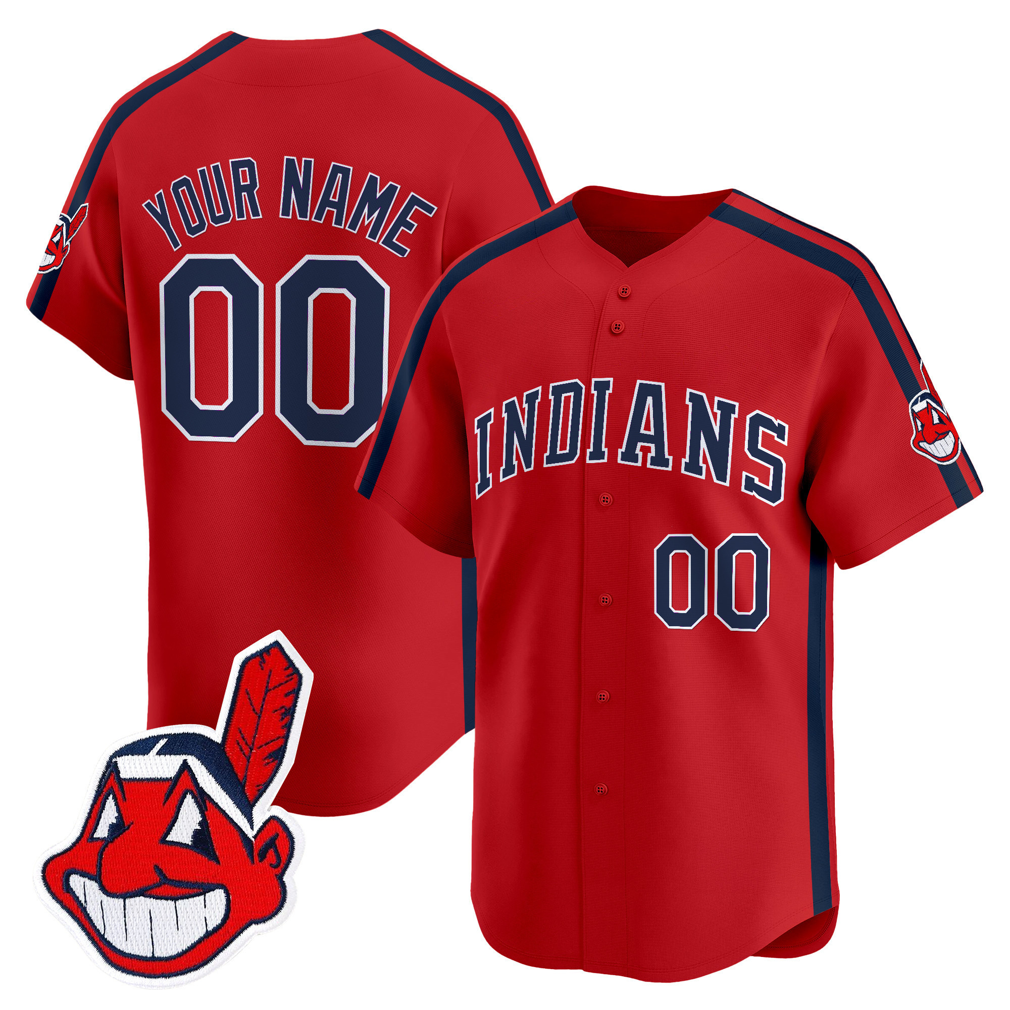 Cleveland Indians Ricky 'Wild Thing' Vaughn Vapor Premier Limited Custom Jersey - All Stitched
