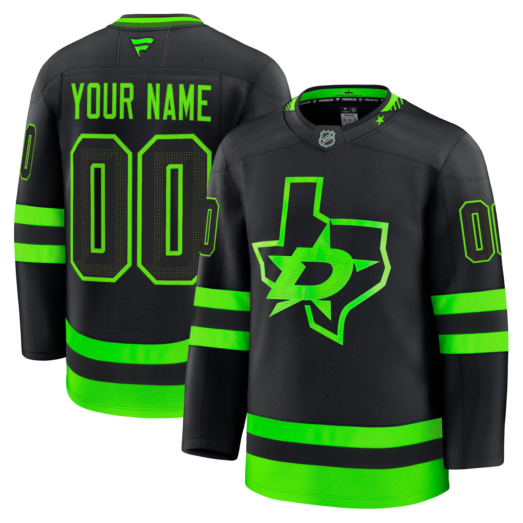 Dallas Stars Premium Custom Jersey - All Stitched