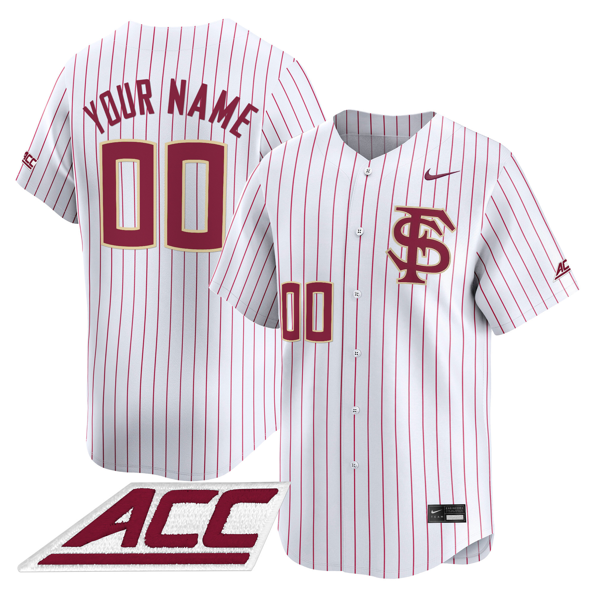 Florida State Seminoles 2025 Vapor Premier Limited Custom Jersey - All Stitched