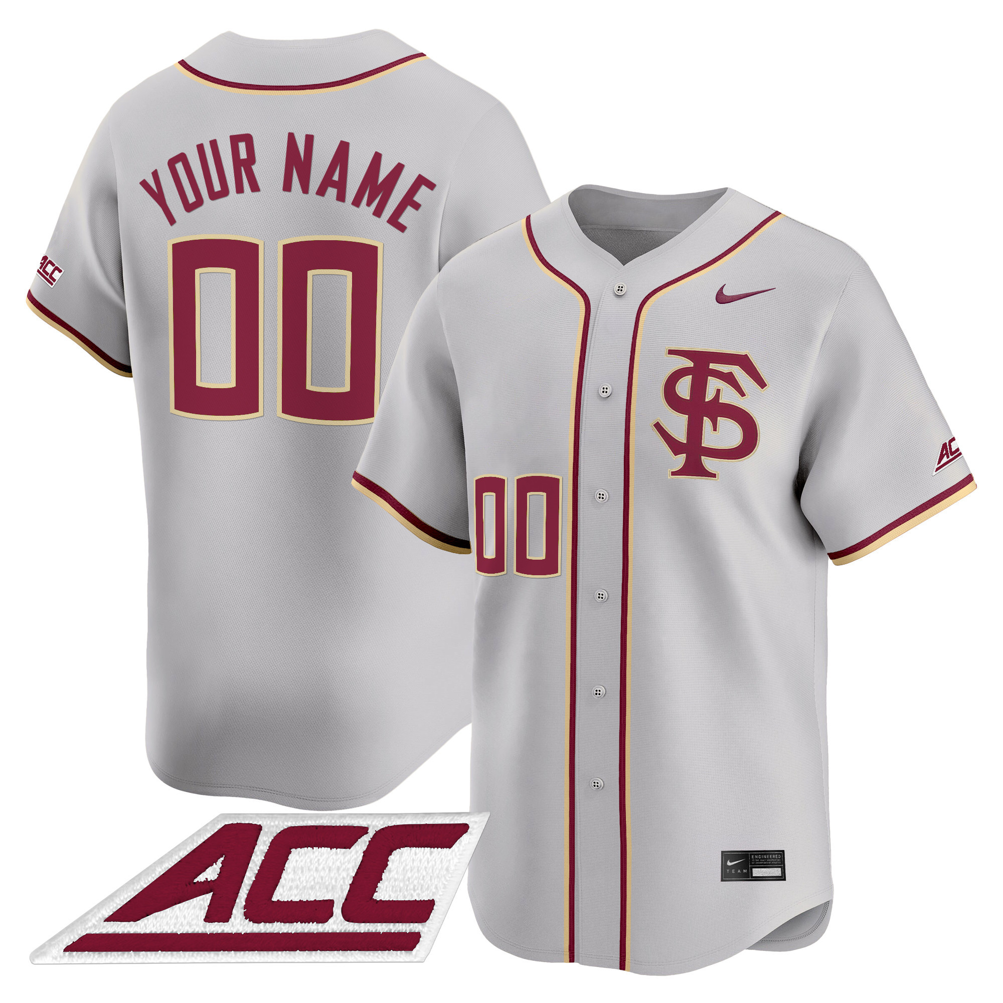 Florida State Seminoles 2025 Vapor Premier Limited Custom Jersey - All Stitched