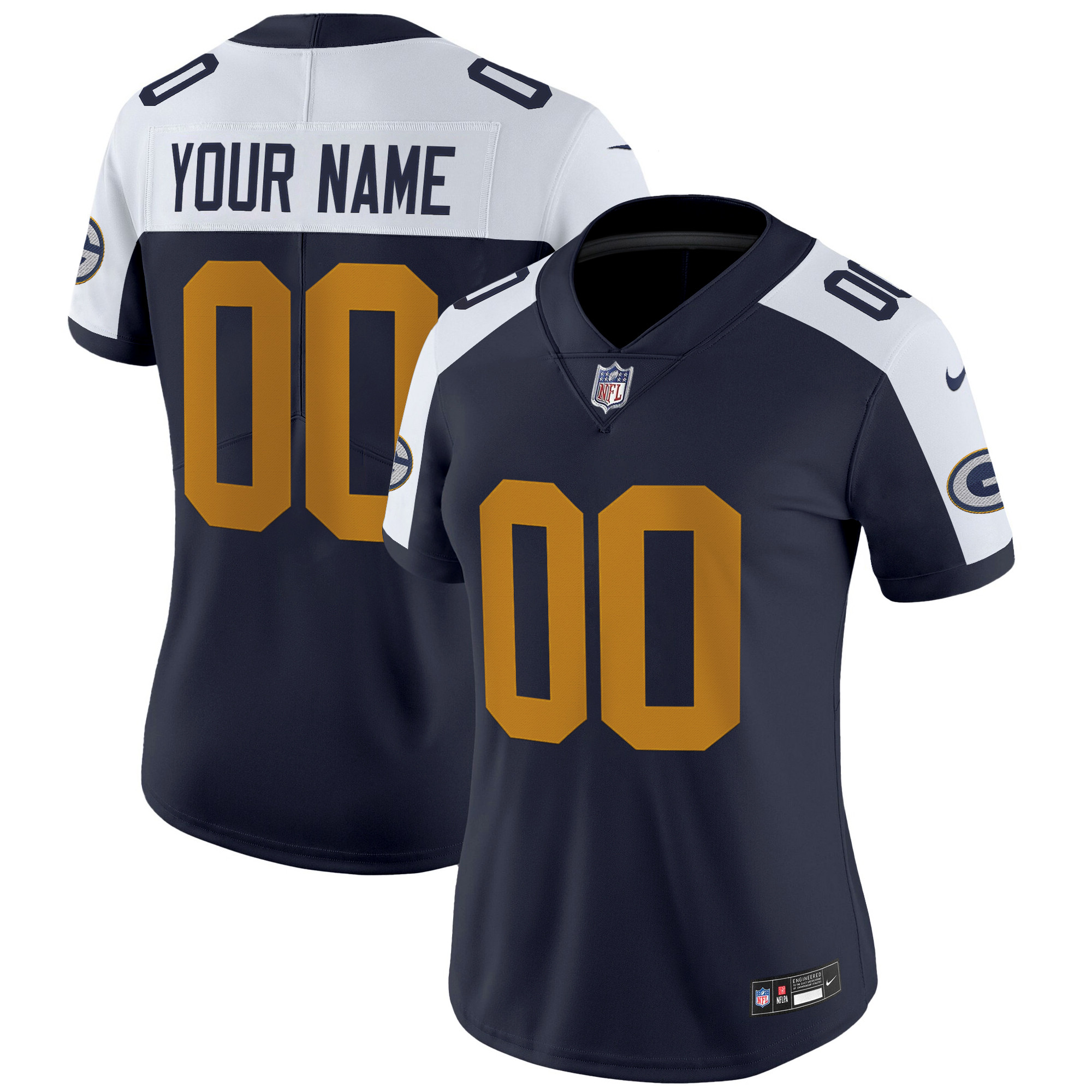 Green Bay Packers The 1923 Classic Vapor Limited Custom Jersey - All Stitched