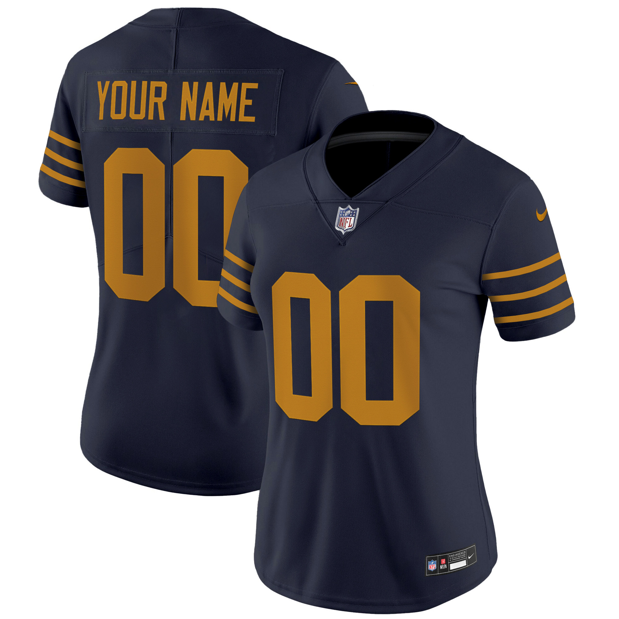 Green Bay Packers The 1923 Classic Vapor Limited Custom Jersey - All Stitched