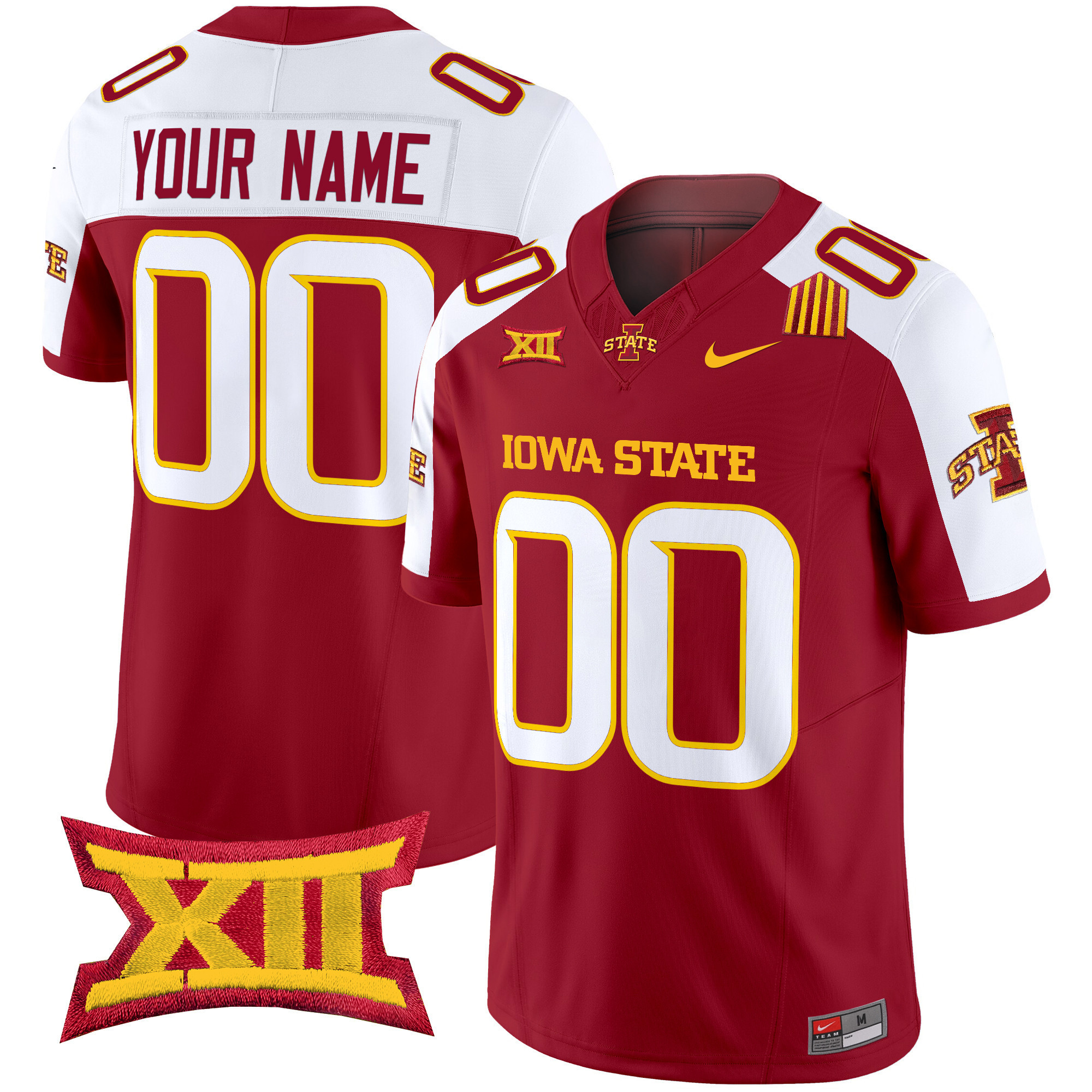 Iowa State Cyclones 2025 Vapor Limited Custom Jersey - All Stitched