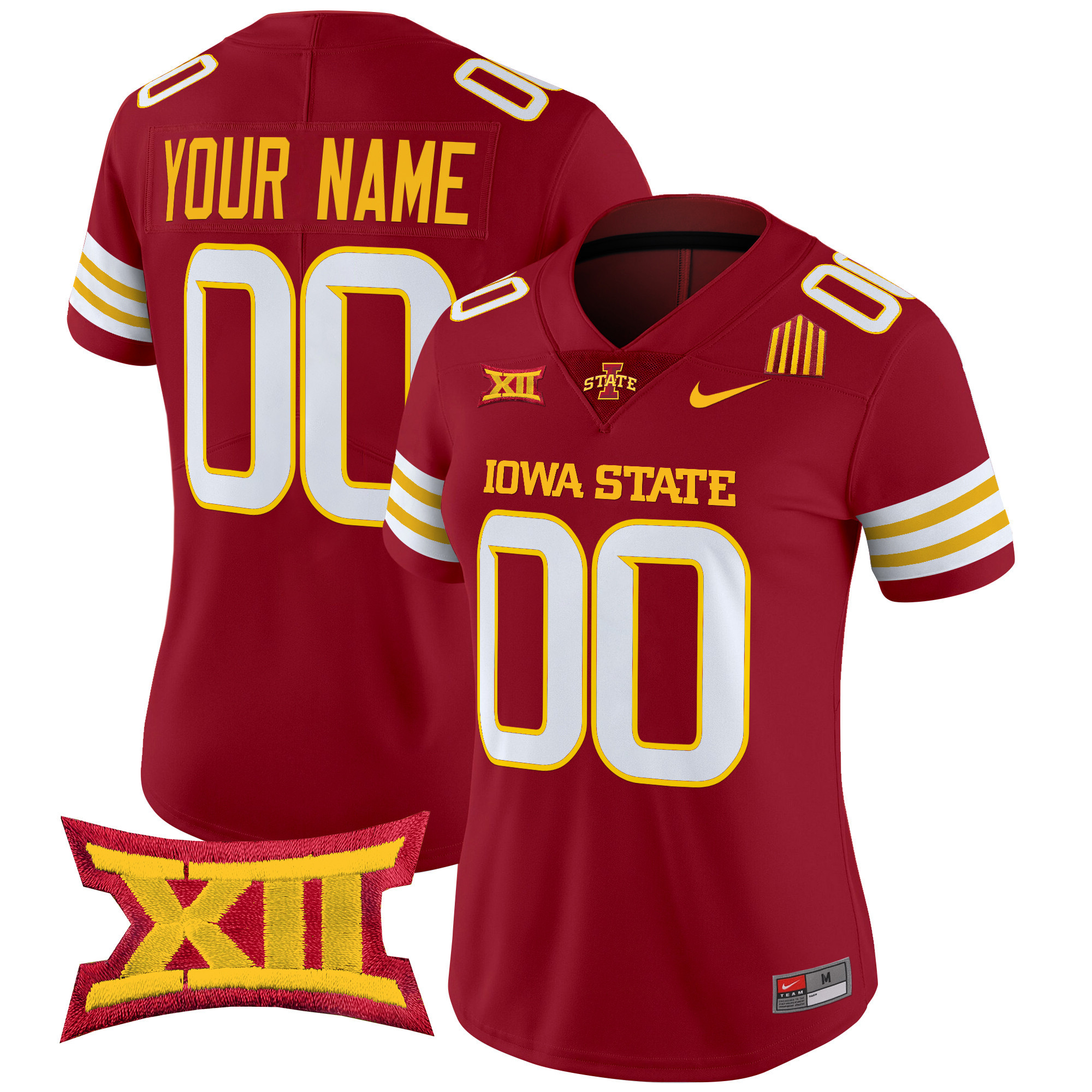 Iowa State Cyclones 2025 Vapor Limited Custom Jersey - All Stitched