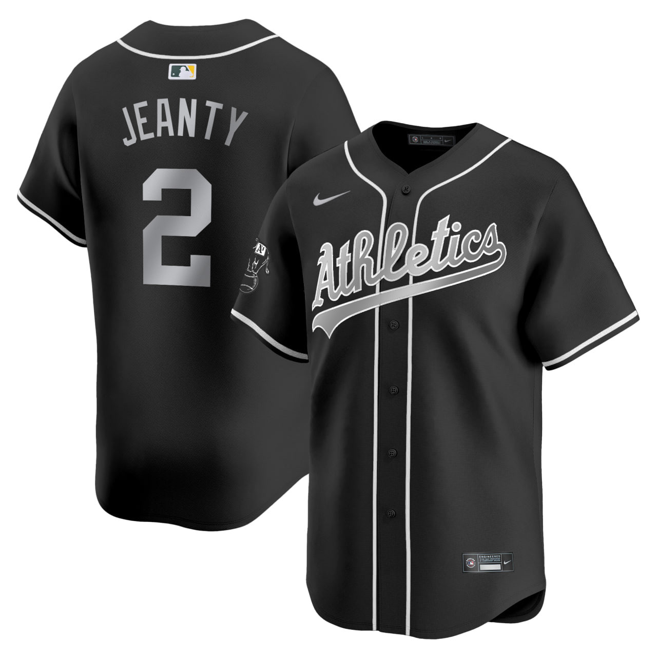 Jeanty Oakland Athletics Vapor Premier Limited Jersey - All Stitched
