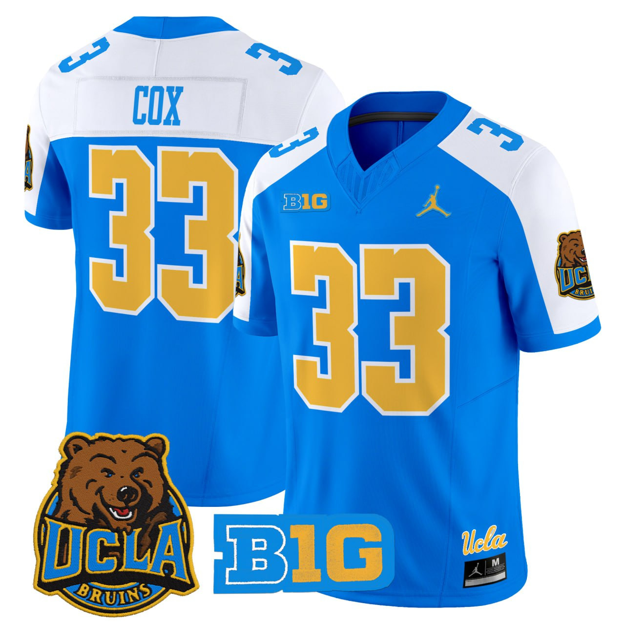 Karson Cox UCLA Bruins Vapor Limited Jersey - All Stitched