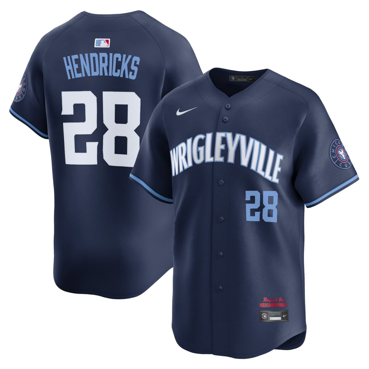Kyle Hendricks Chicago Cubs City Connect Jersey - All Stitched