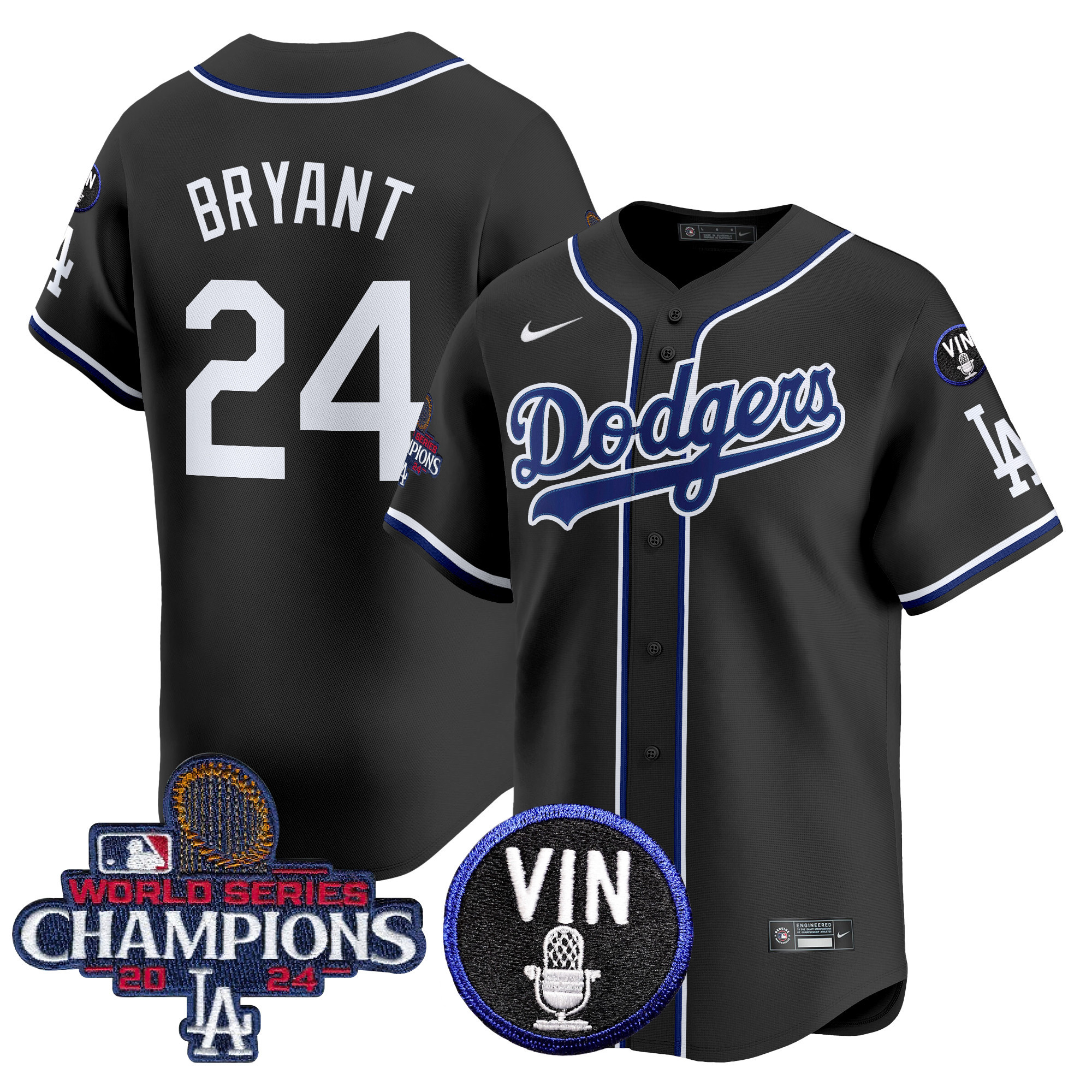 Los Angeles Dodgers 2025 Lights Out Vapor Premier Limited Jersey - All Stitched
