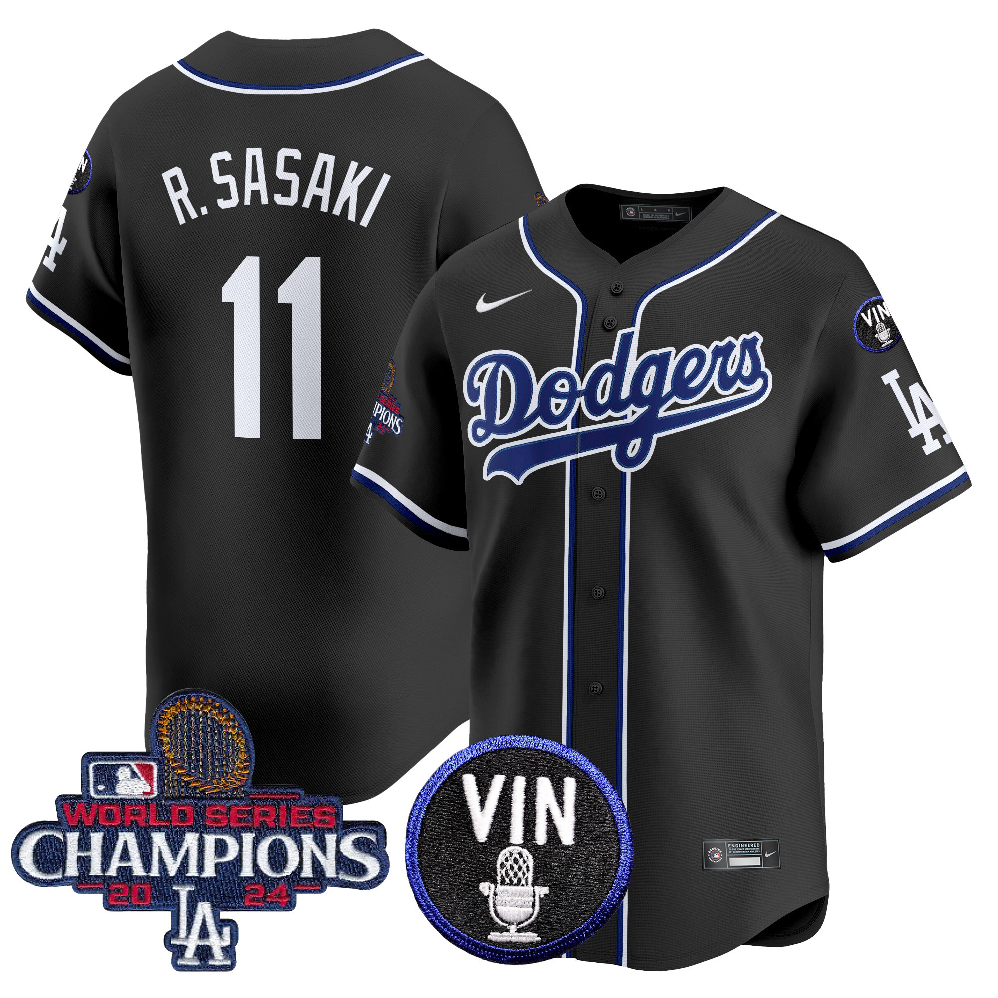 Los Angeles Dodgers 2025 Lights Out Vapor Premier Limited Jersey - All Stitched