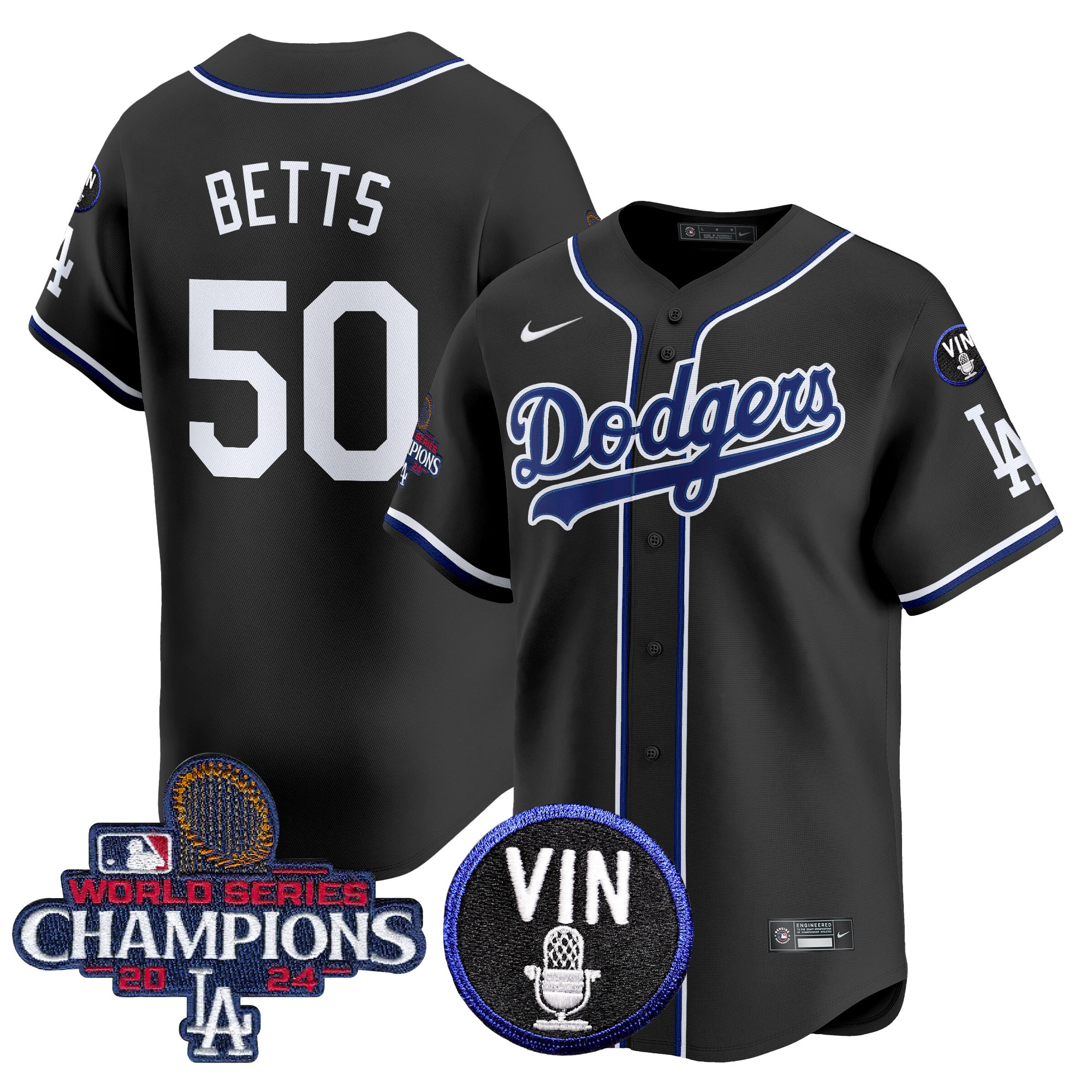 Los Angeles Dodgers 2025 Lights Out Vapor Premier Limited Jersey - All Stitched