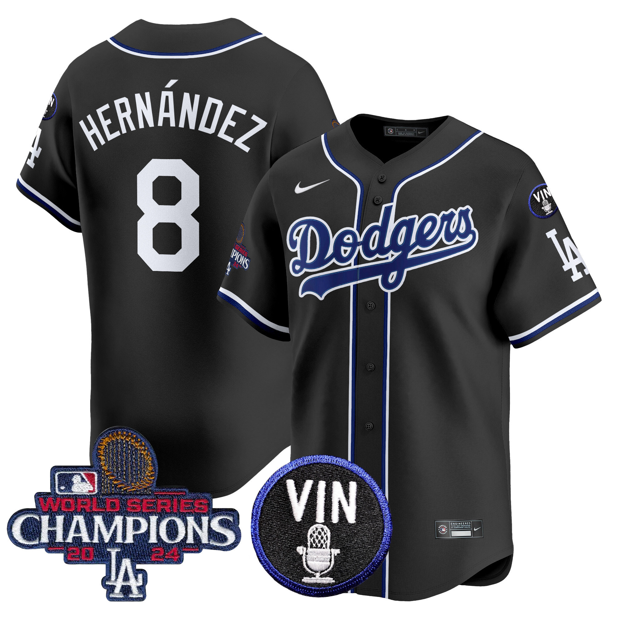 Los Angeles Dodgers 2025 Lights Out Vapor Premier Limited Jersey - All Stitched