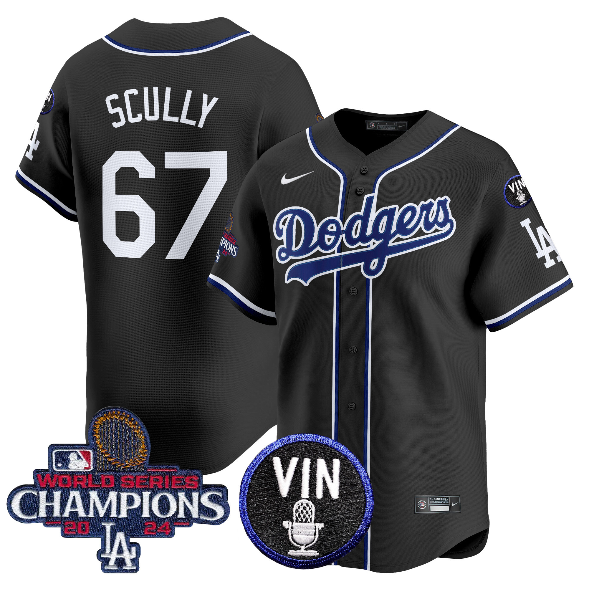 Los Angeles Dodgers 2025 Lights Out Vapor Premier Limited Jersey - All Stitched