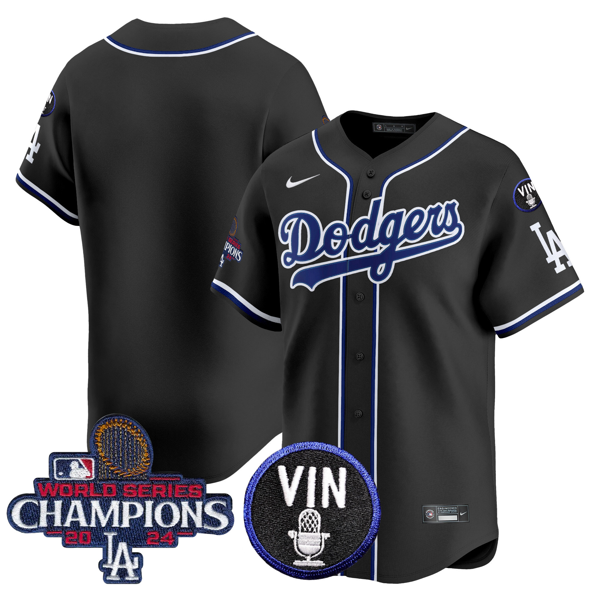 Los Angeles Dodgers 2025 Lights Out Vapor Premier Limited Jersey - All Stitched