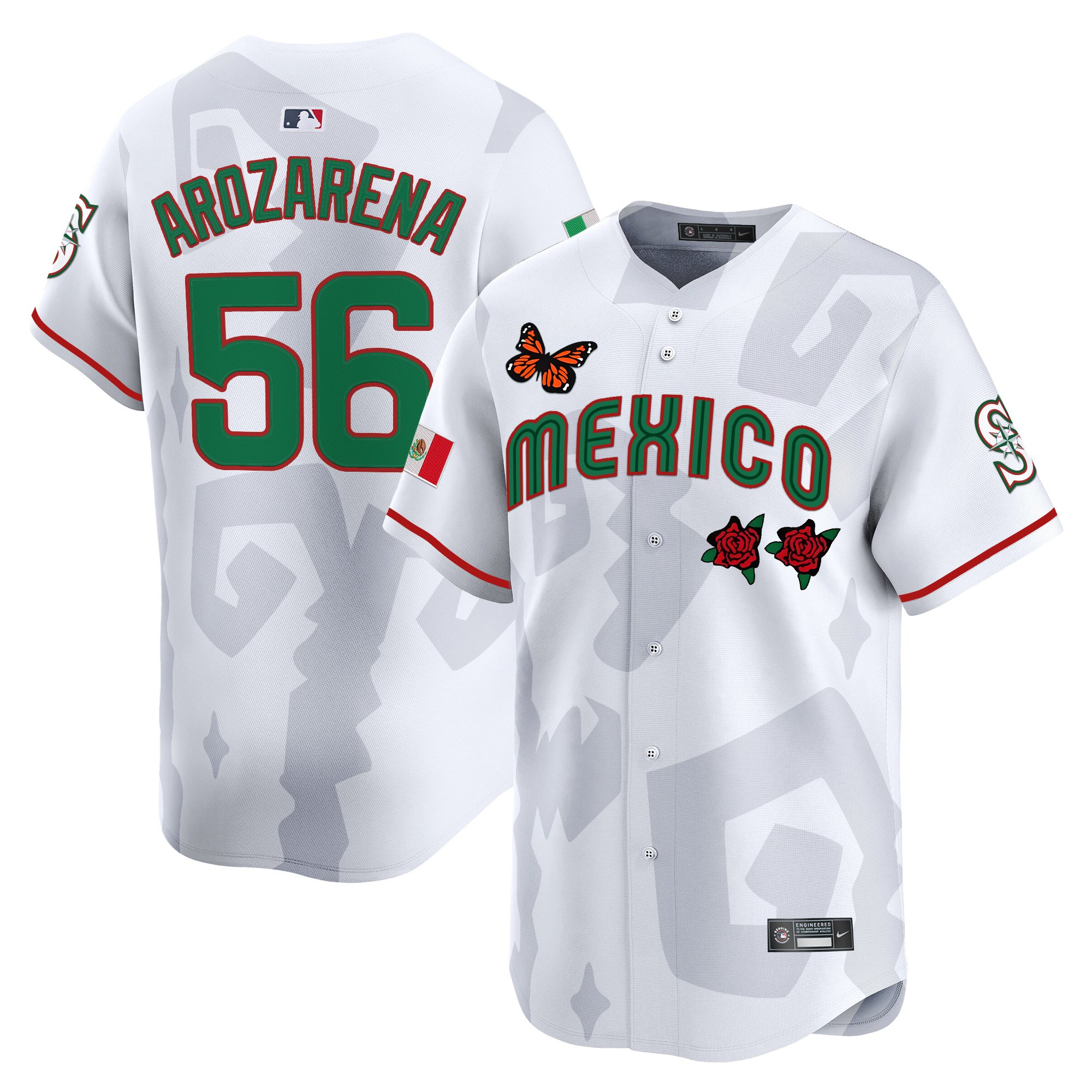 Men's 2025 Mexican Heritage x Sentrock Vapor Premier Limited Jersey - Stitched