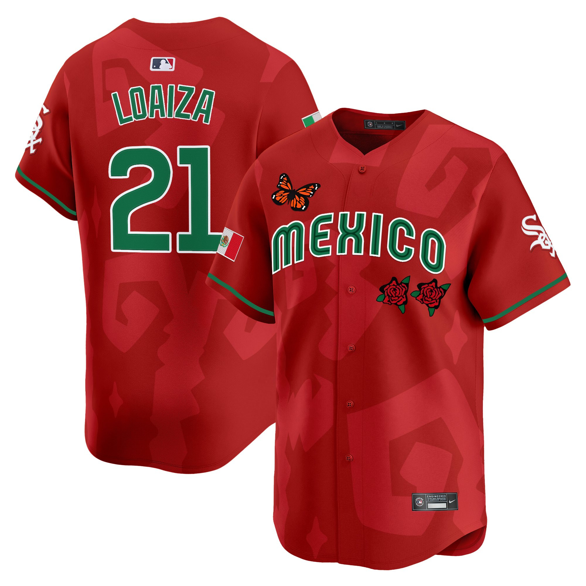 Men's 2025 Mexican Heritage x Sentrock Vapor Premier Limited Jersey - Stitched