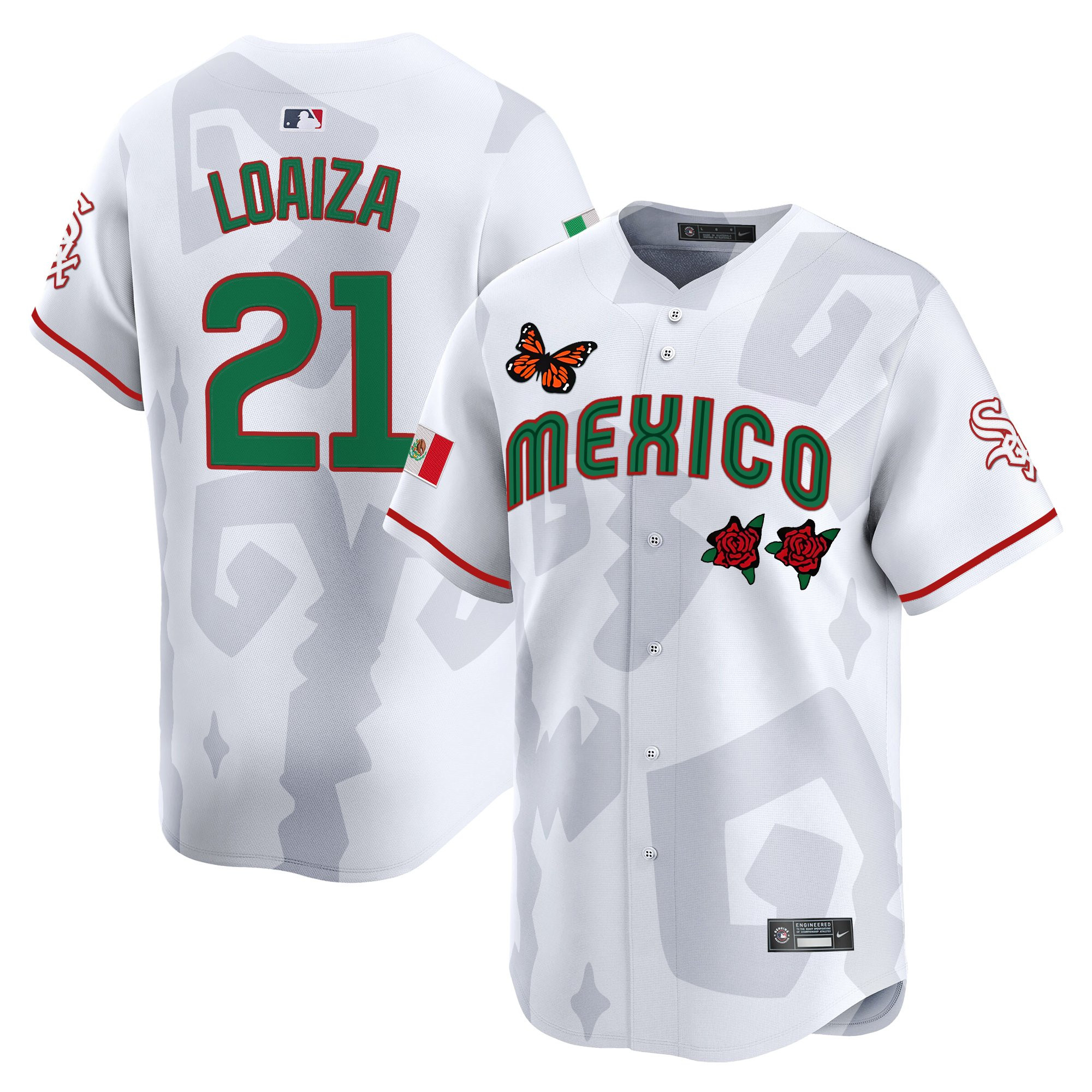 Men's 2025 Mexican Heritage x Sentrock Vapor Premier Limited Jersey - Stitched