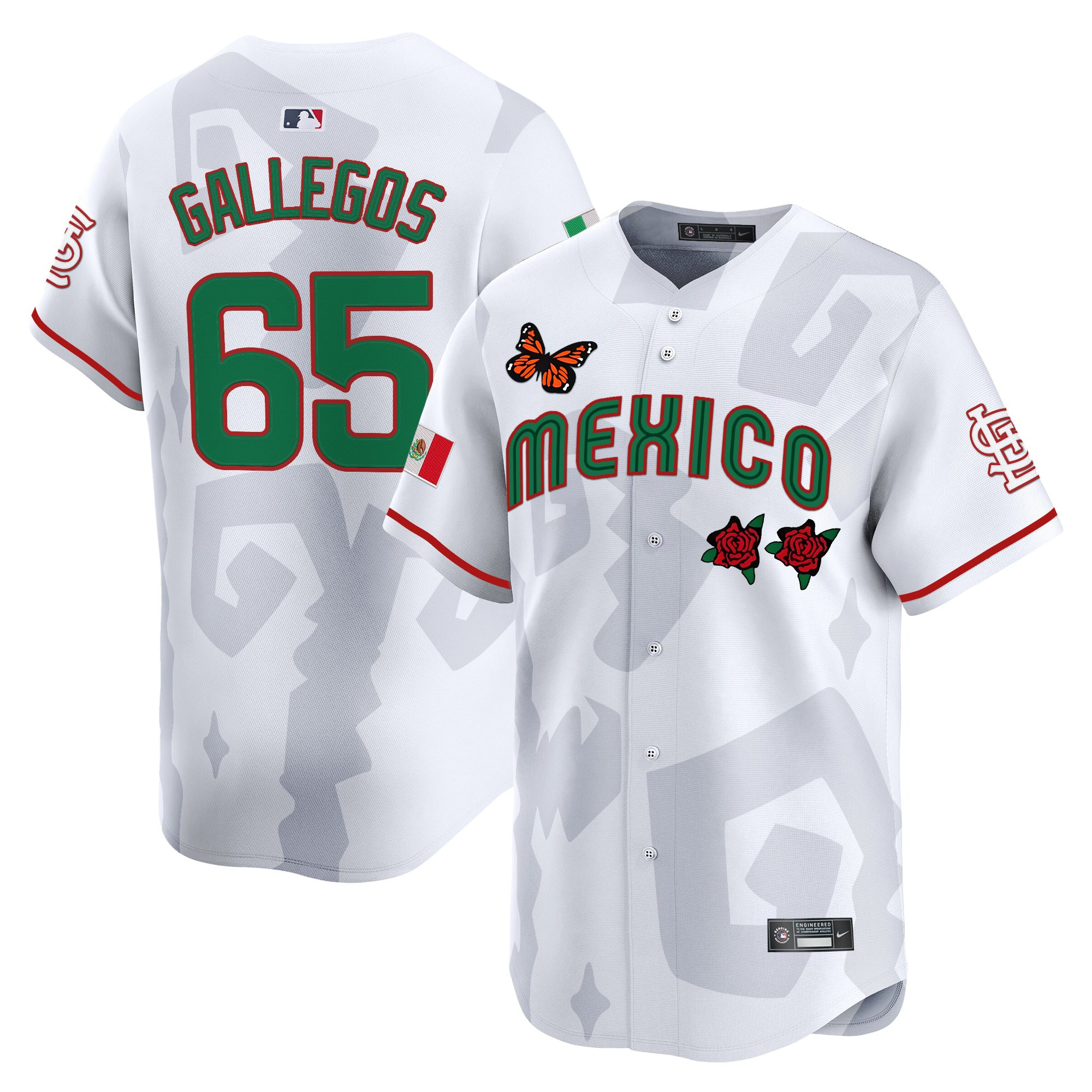 Men's 2025 Mexican Heritage x Sentrock Vapor Premier Limited Jersey - Stitched