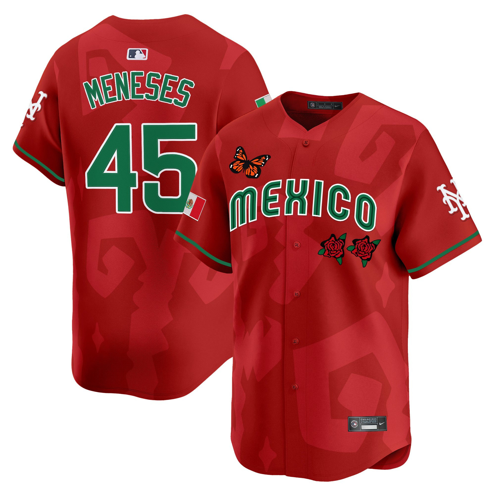 Men's 2025 Mexican Heritage x Sentrock Vapor Premier Limited Jersey - Stitched