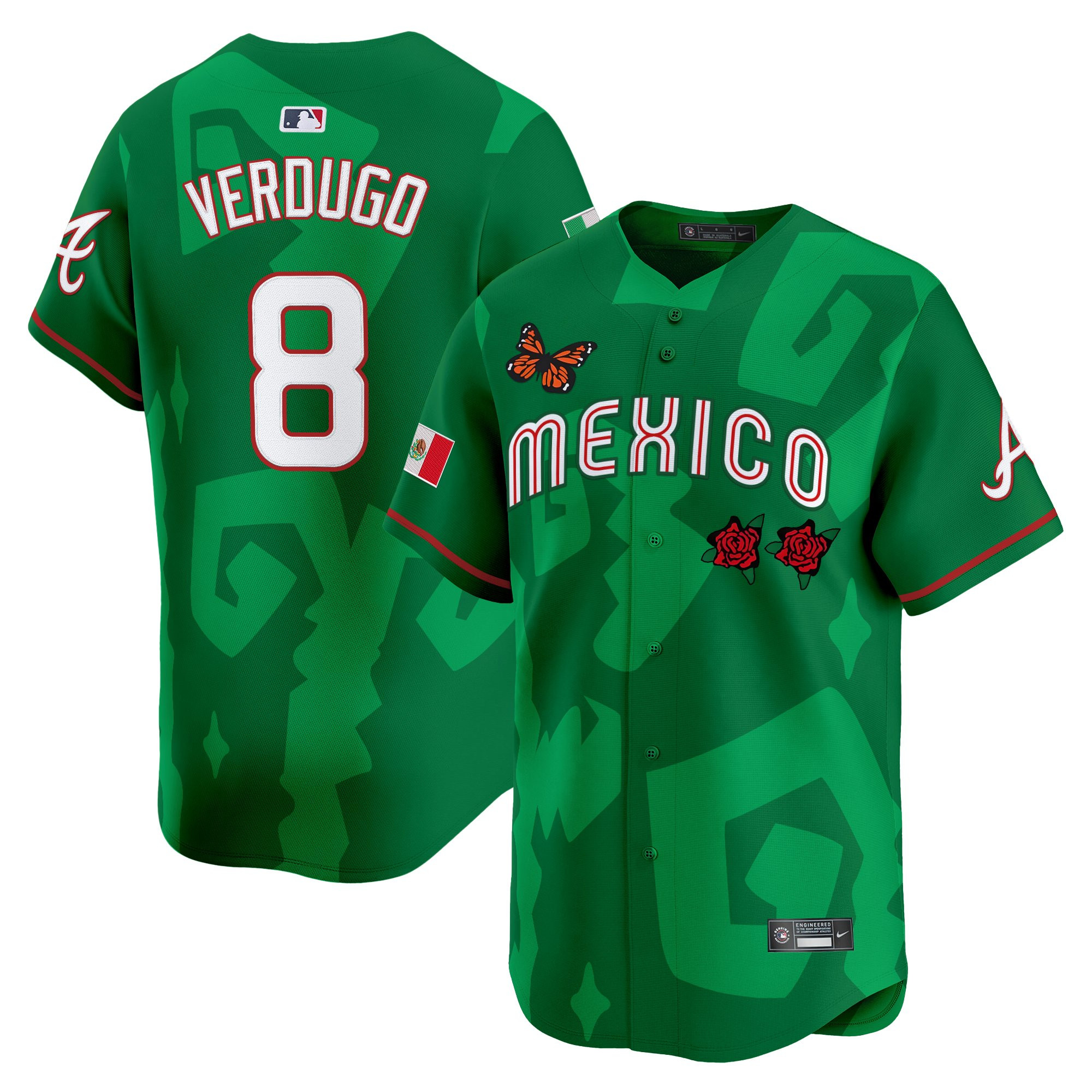 Men's 2025 Mexican Heritage x Sentrock Vapor Premier Limited Jersey - Stitched